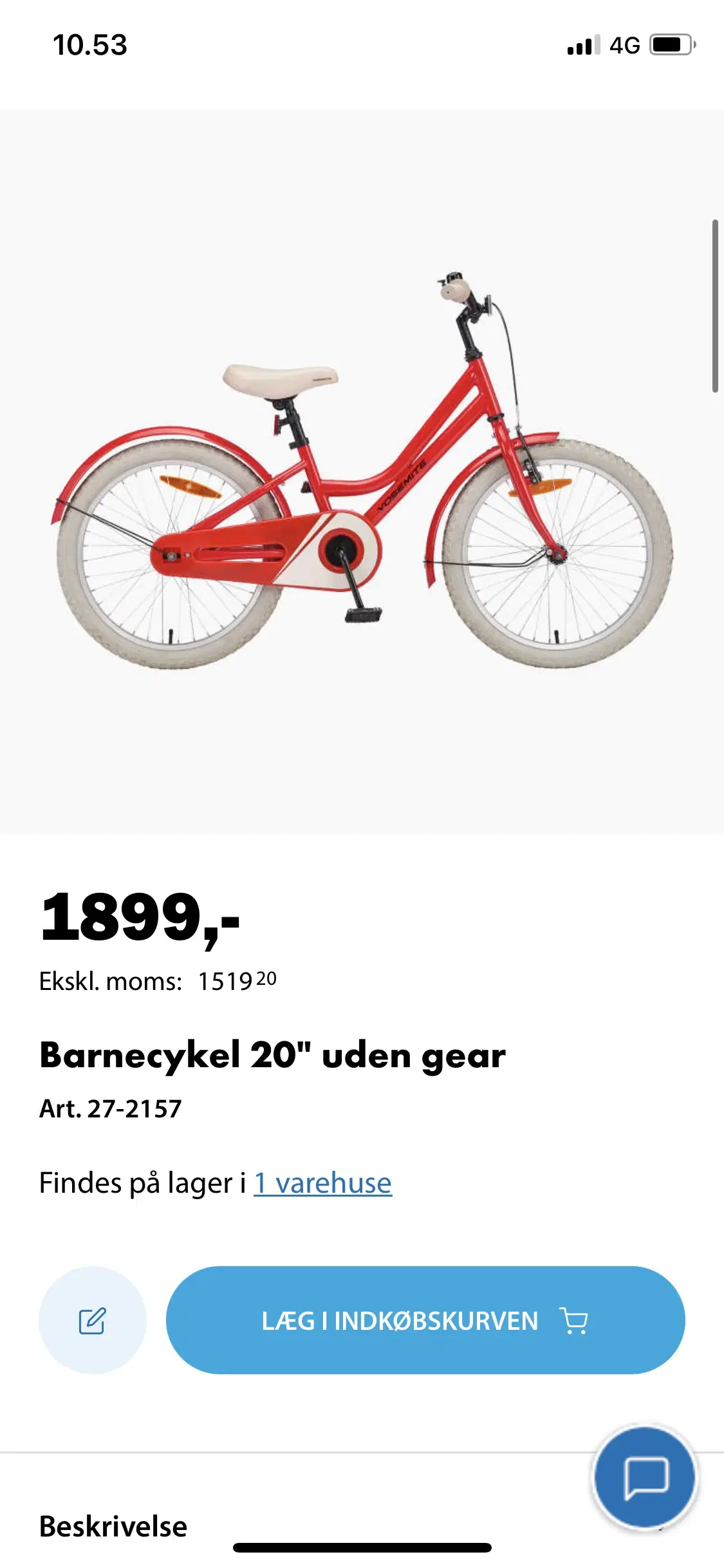 Børnecykel