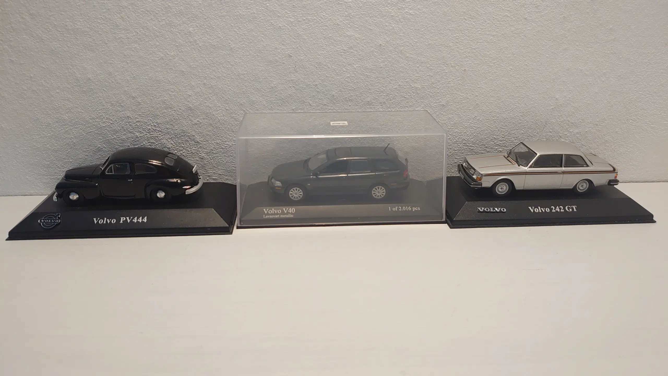 3 stk Volvo biler Minichamps og Atlas Collections