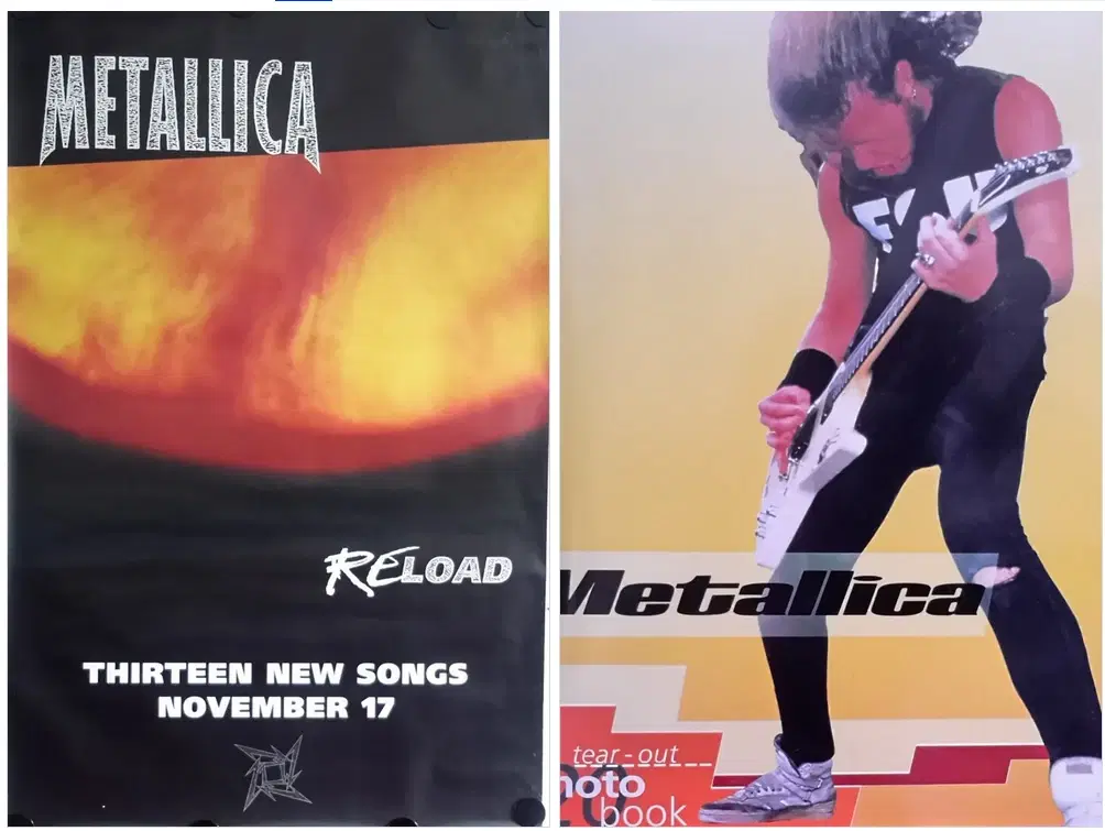 METALLICA samlerobjekter 1984-2003