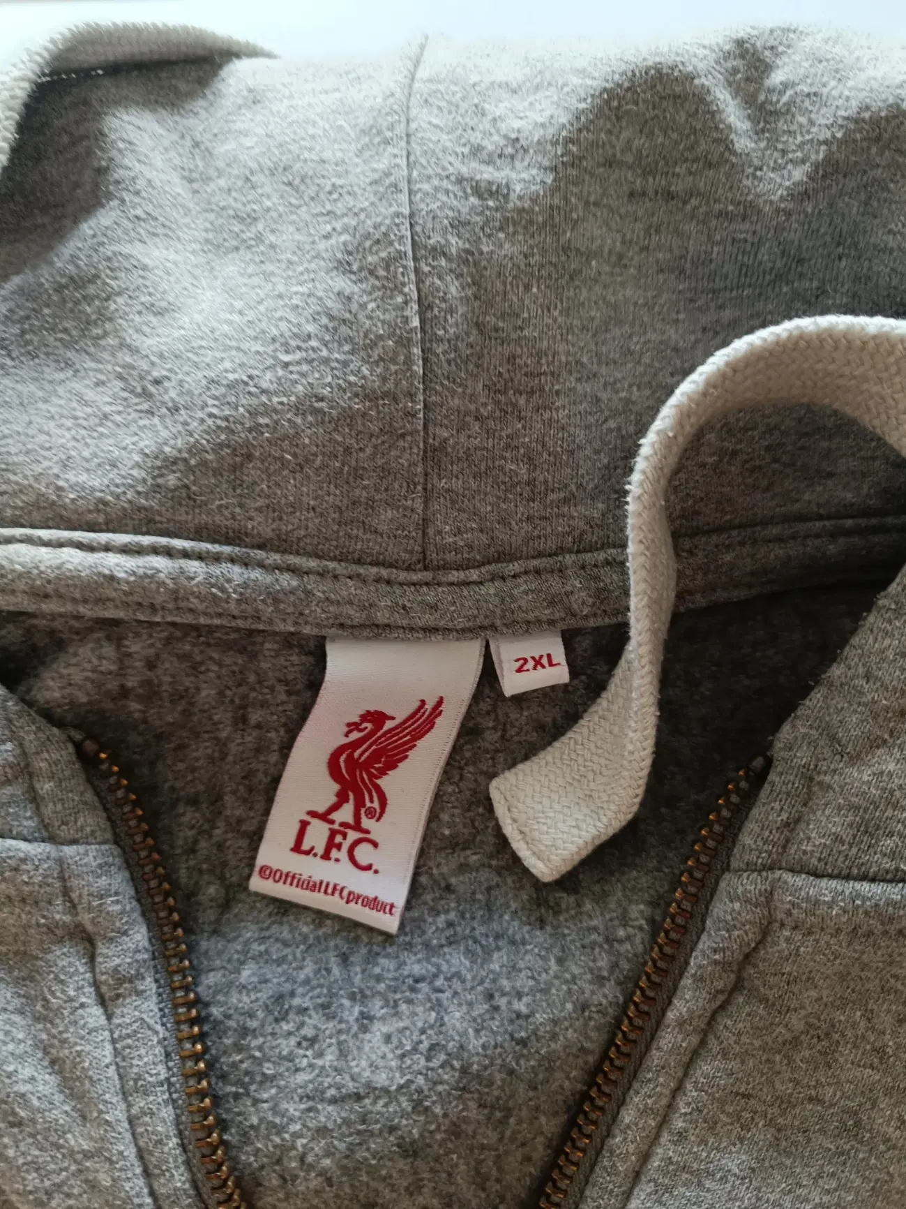 Liverpool sweatshirt m lynlås