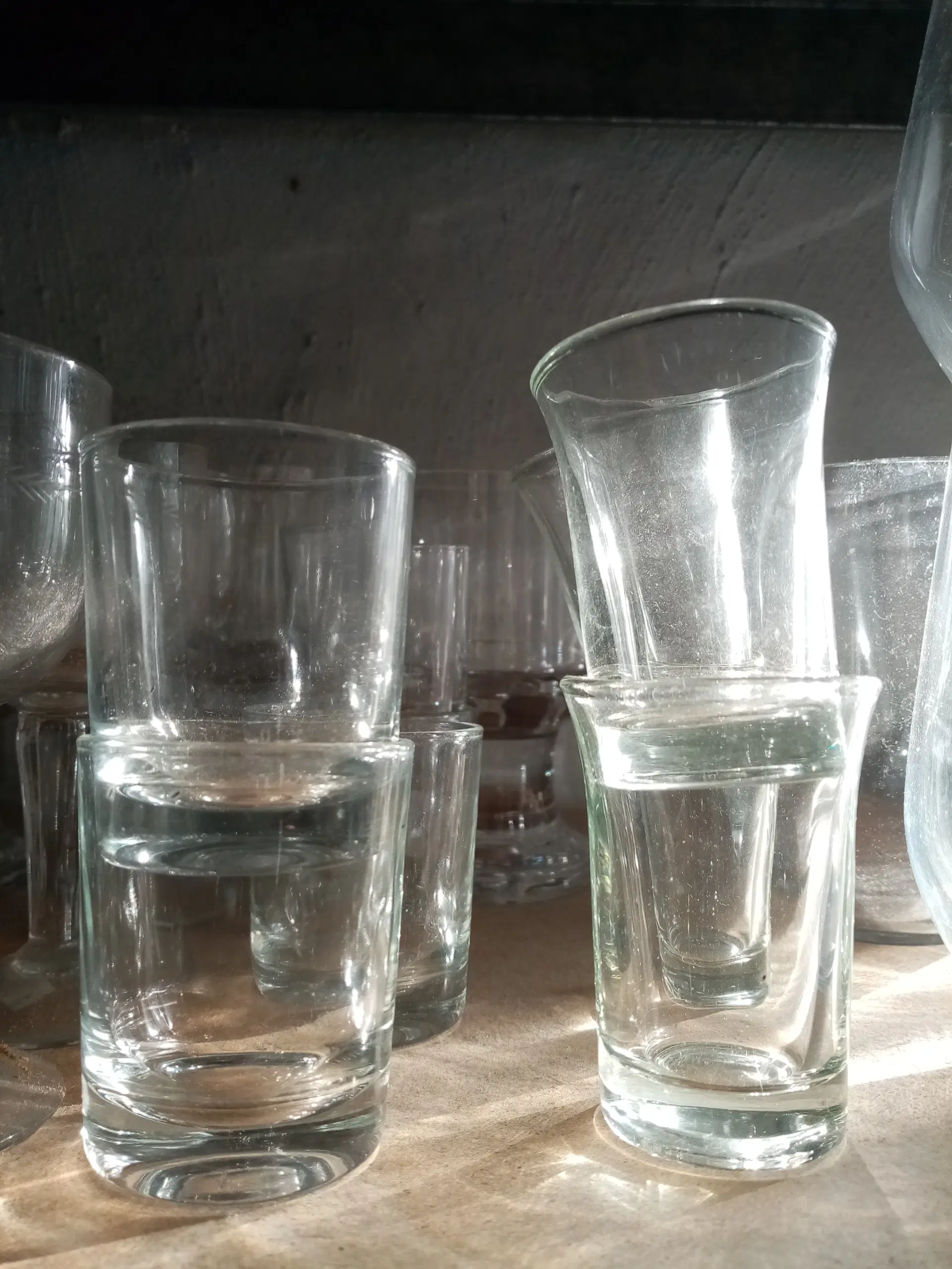 Likør/ snapseglas og andet i glas fra 2 kr