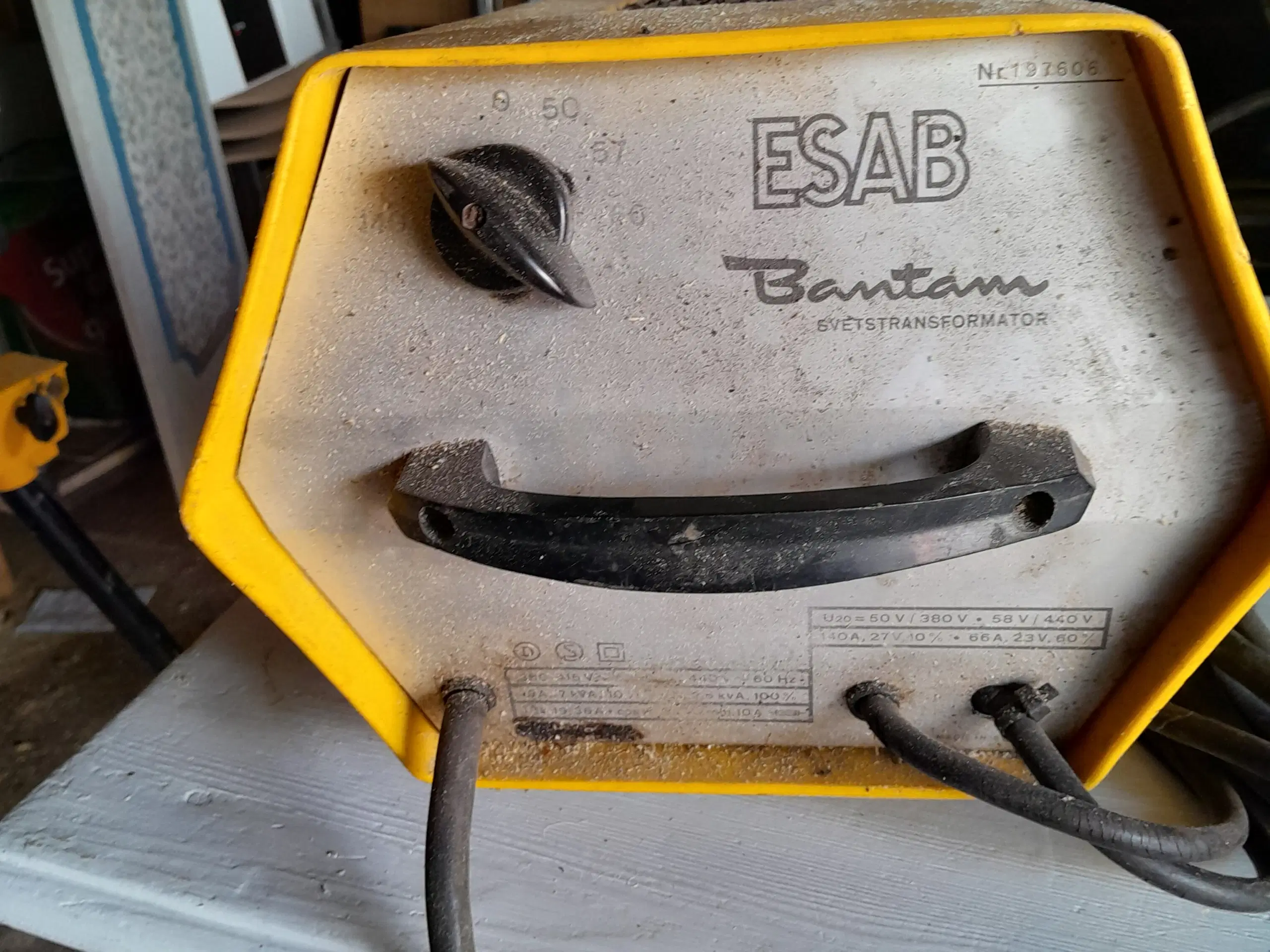 esab bantam svejser med elektroder 380 v