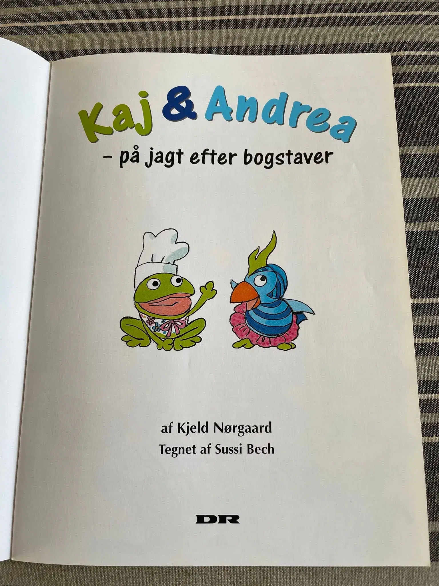 Kaj  Andrea - på jagt efter bogstaver