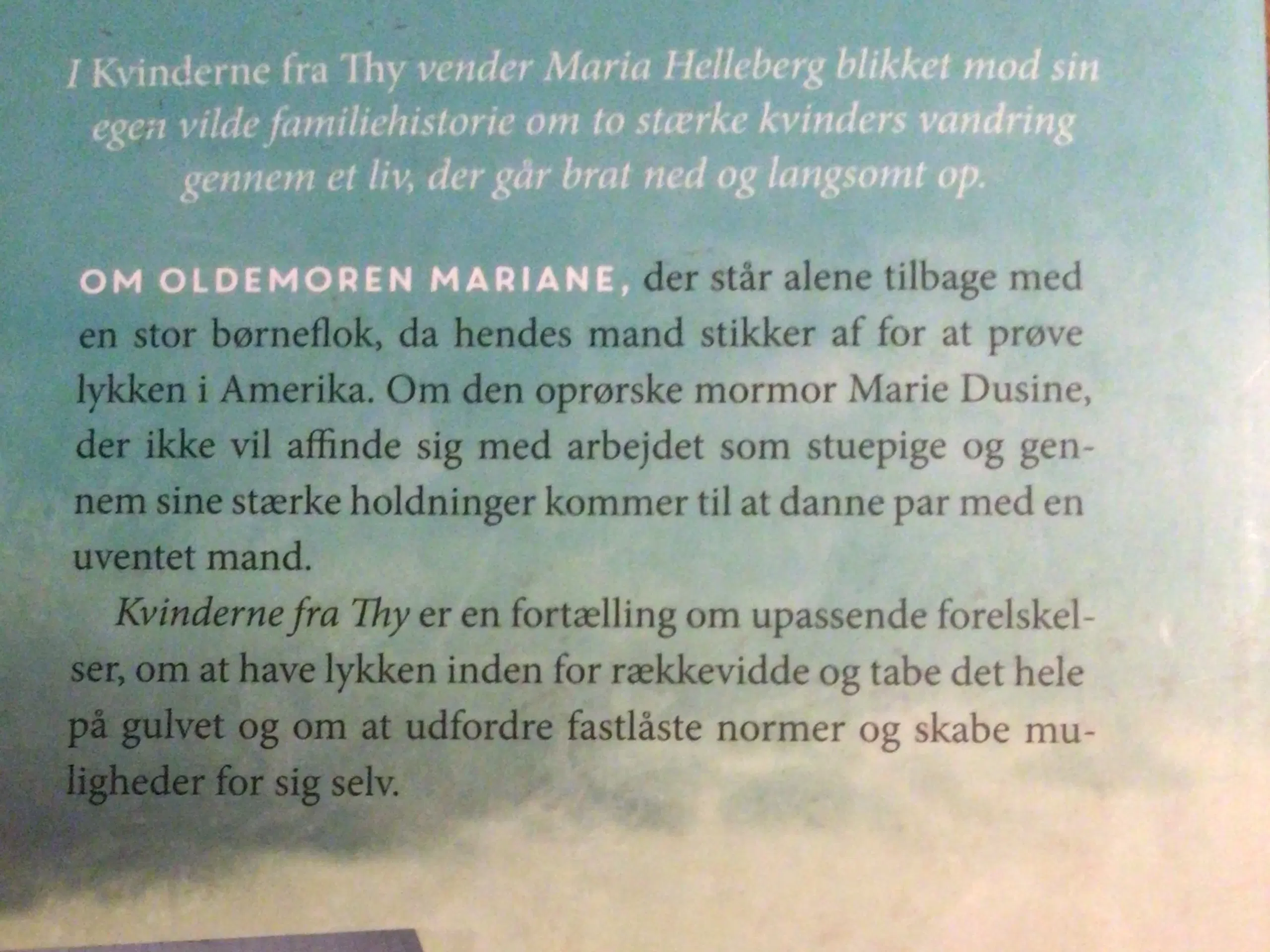 Maria Helleberg : kvinderne fra Thy