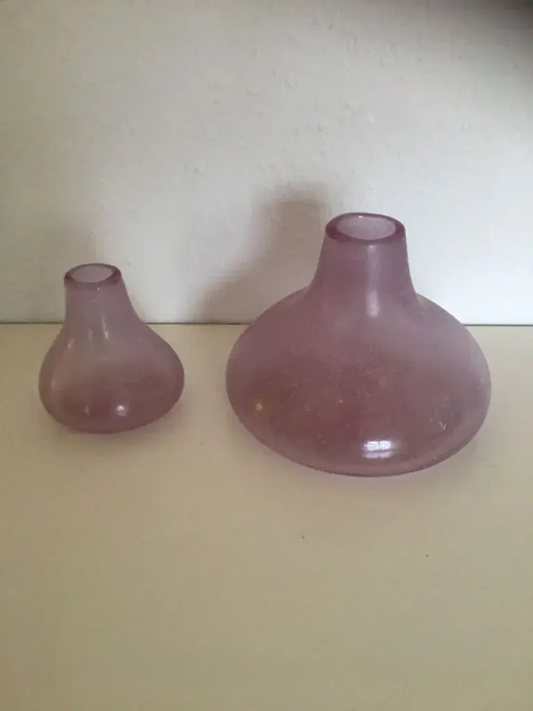 Rustik vase rosa