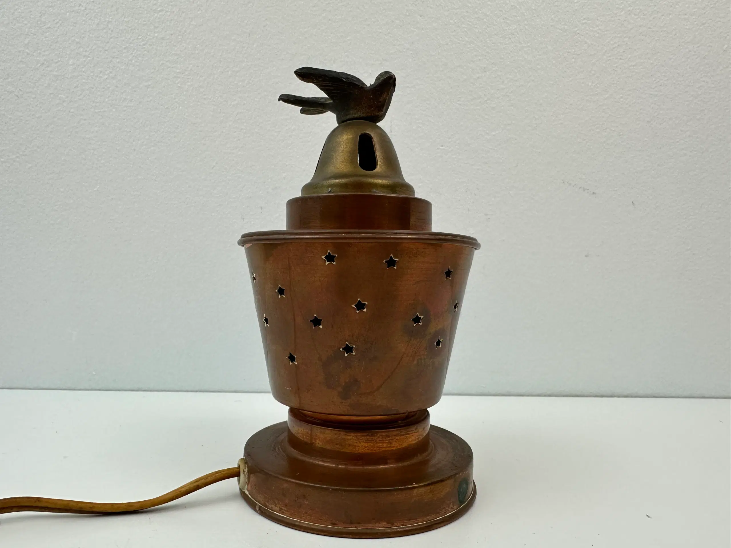 Vintage lampe kobber / messing