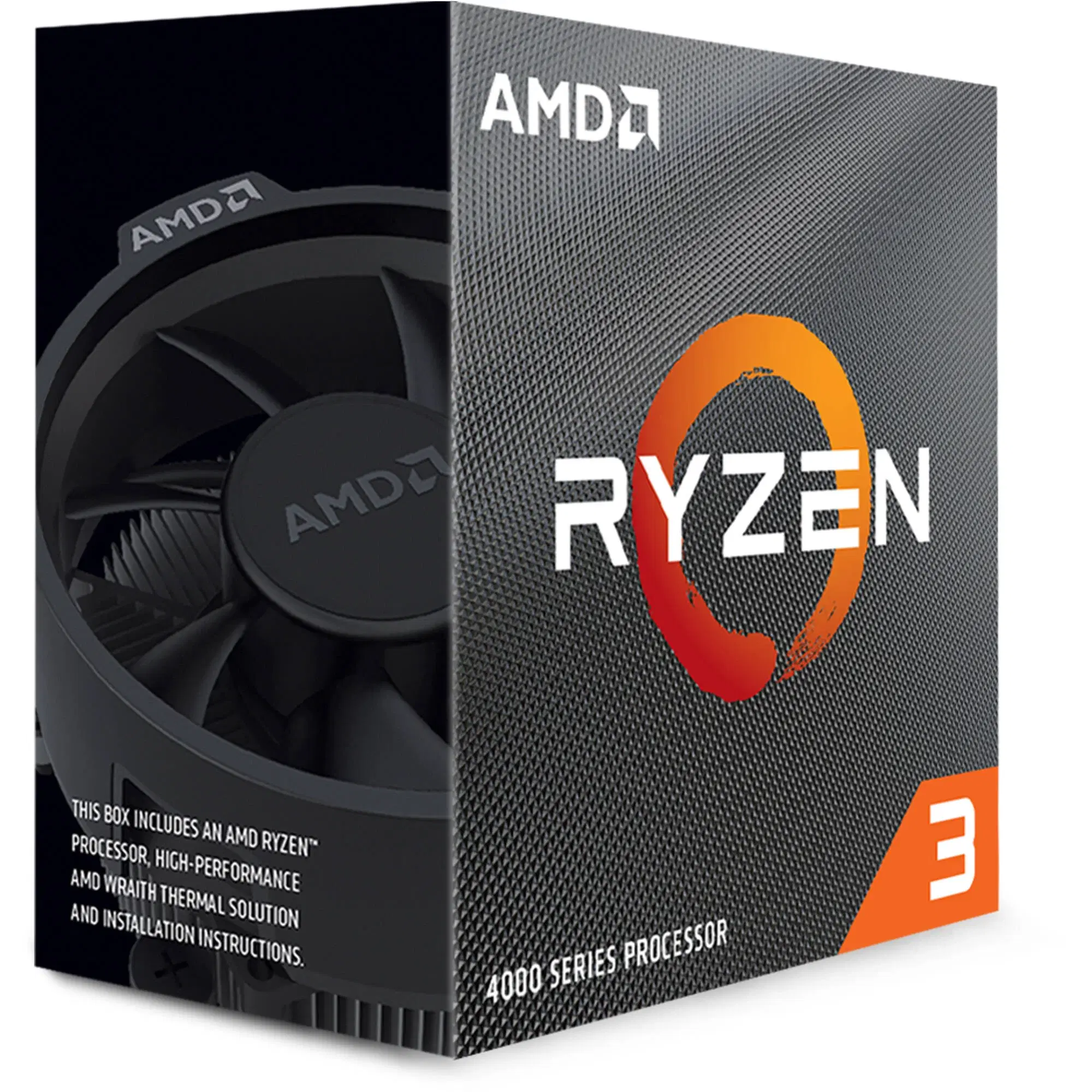 AMD Ryzen 3 4100 CPU - 4 kerner 38 GHz - Helt ny