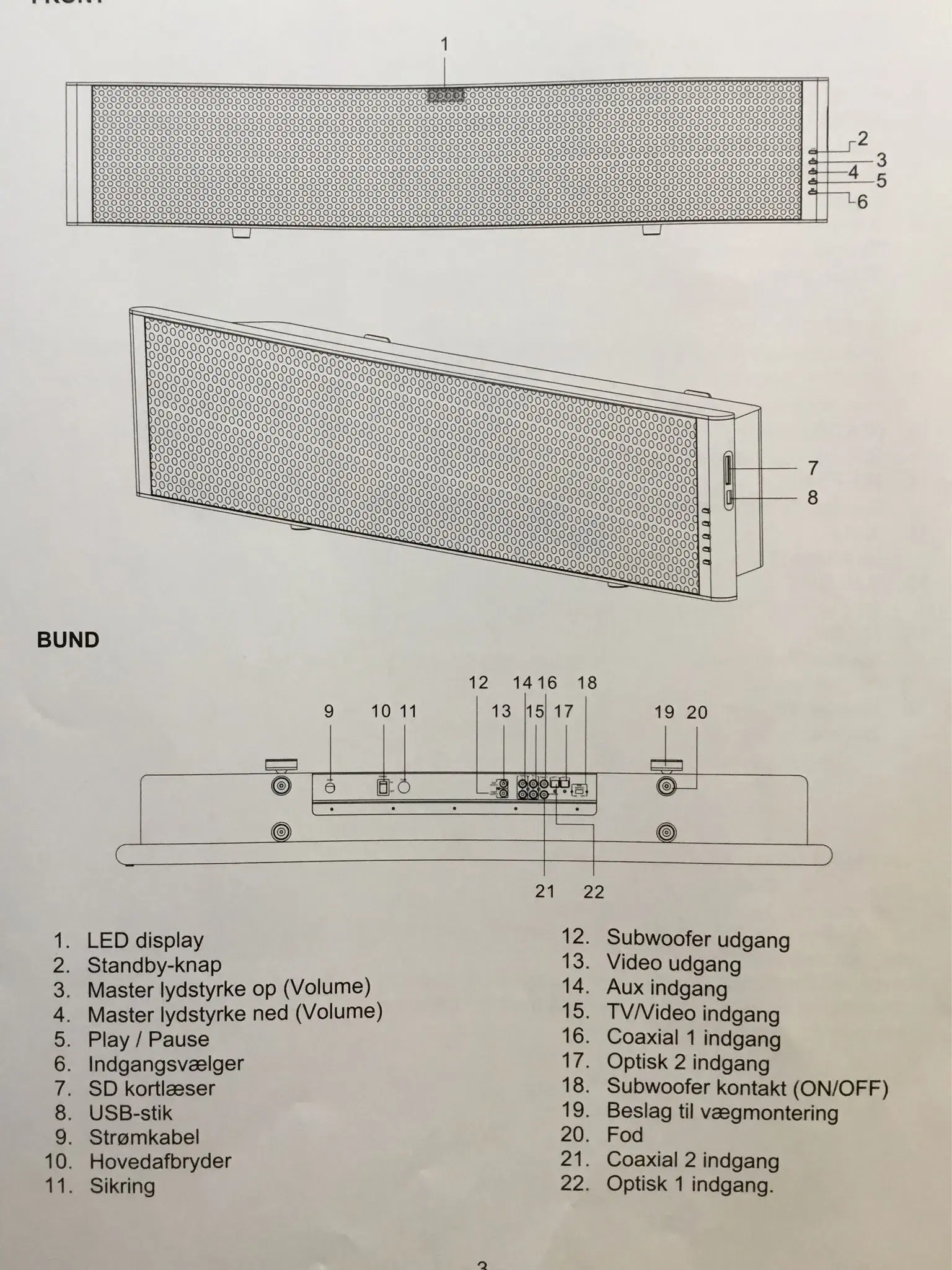 Dantax AIO 1000 Symphony Soundbar