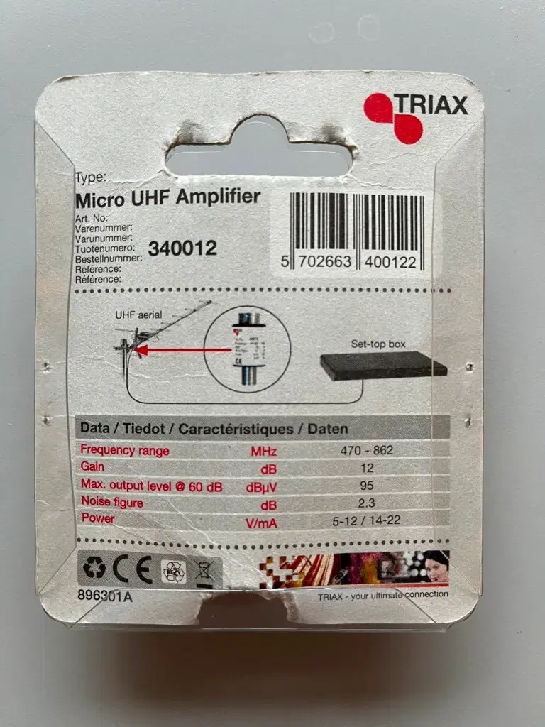 Antennekabel-splitter -forstærker -kabler mm