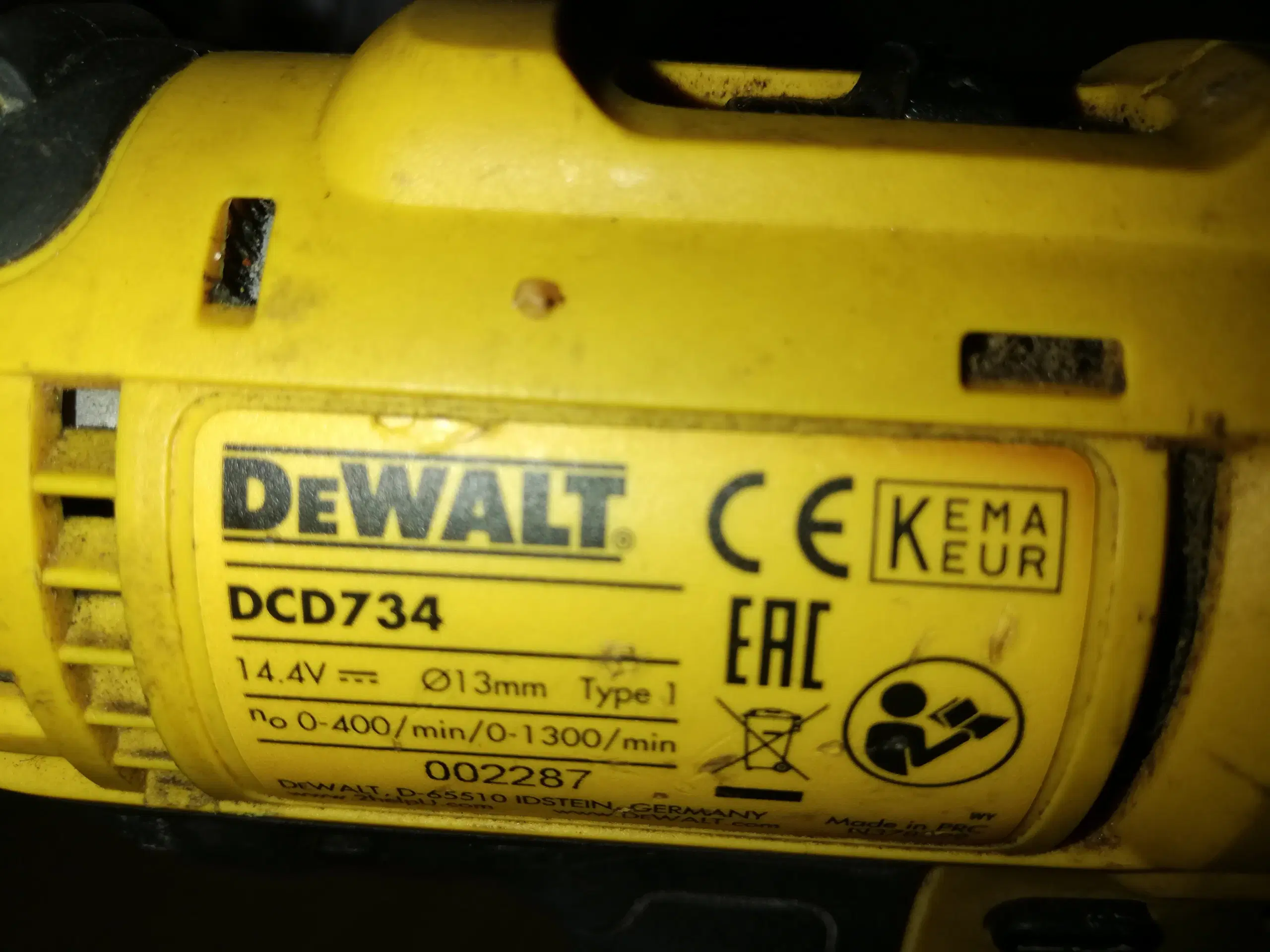 Boremaskine dewalt