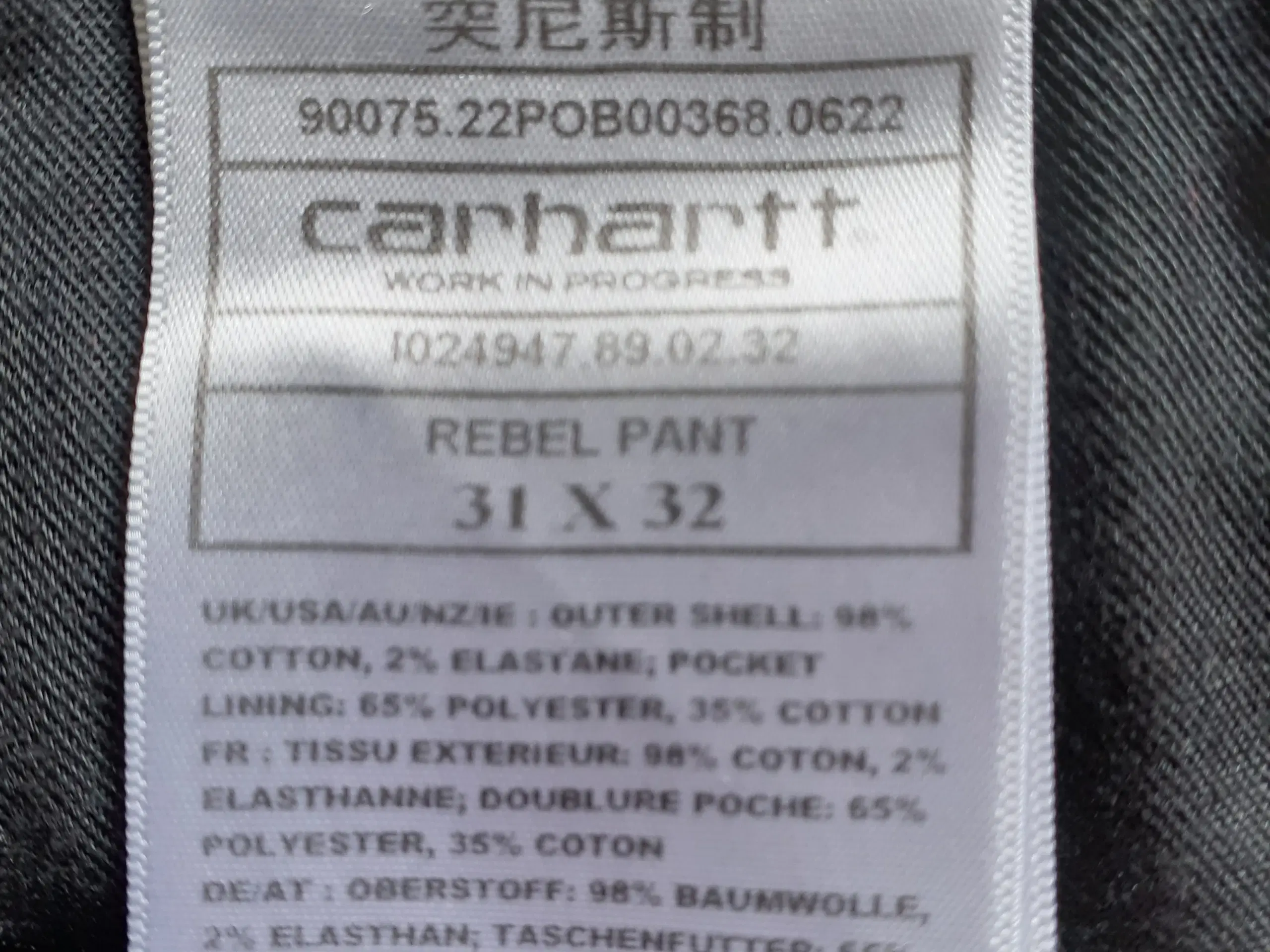 Carhartt bukser str 31/32