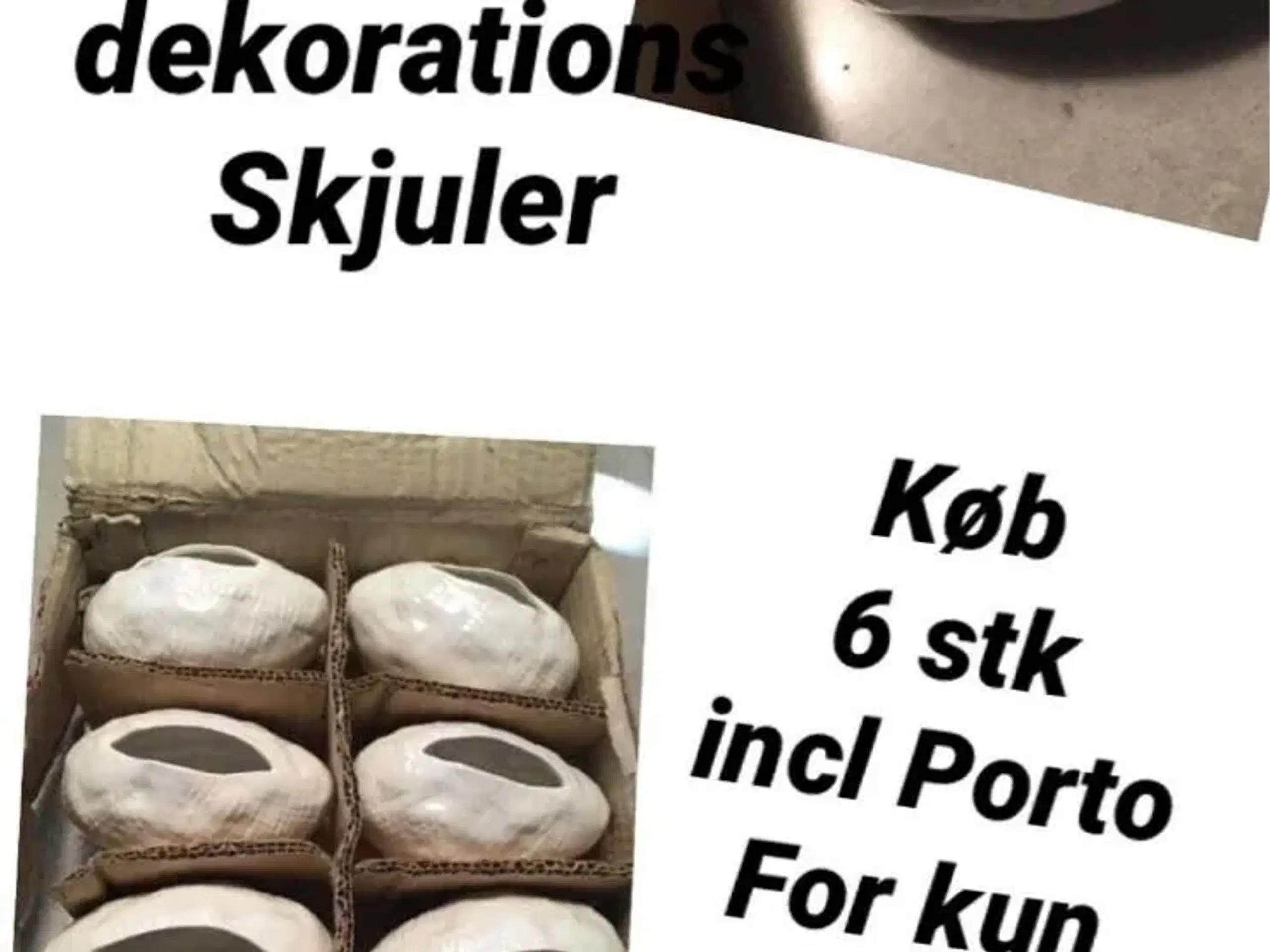 6 stk nye flotte dekorations skjuler