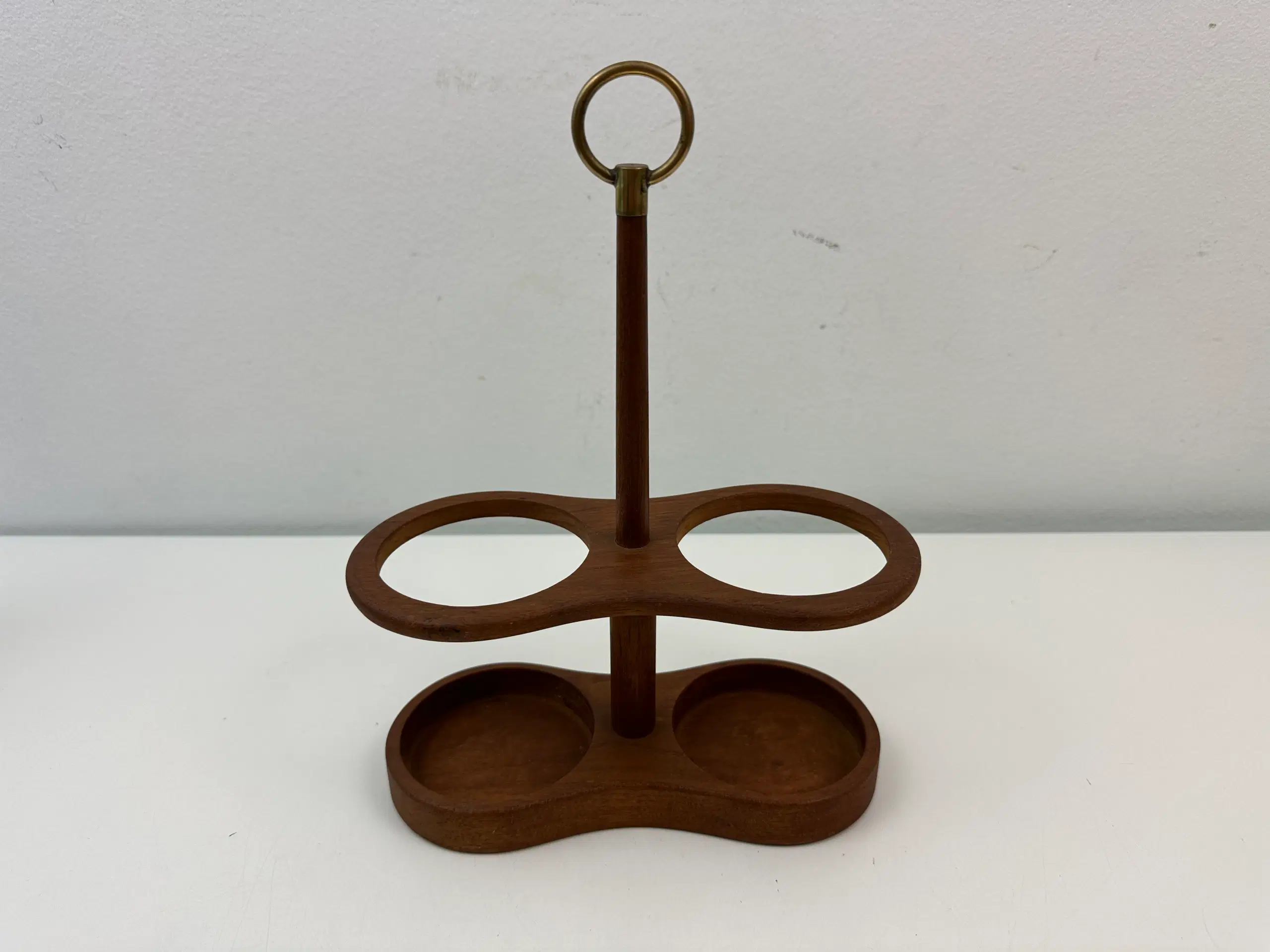 Teak / messing holder (Wiggers)