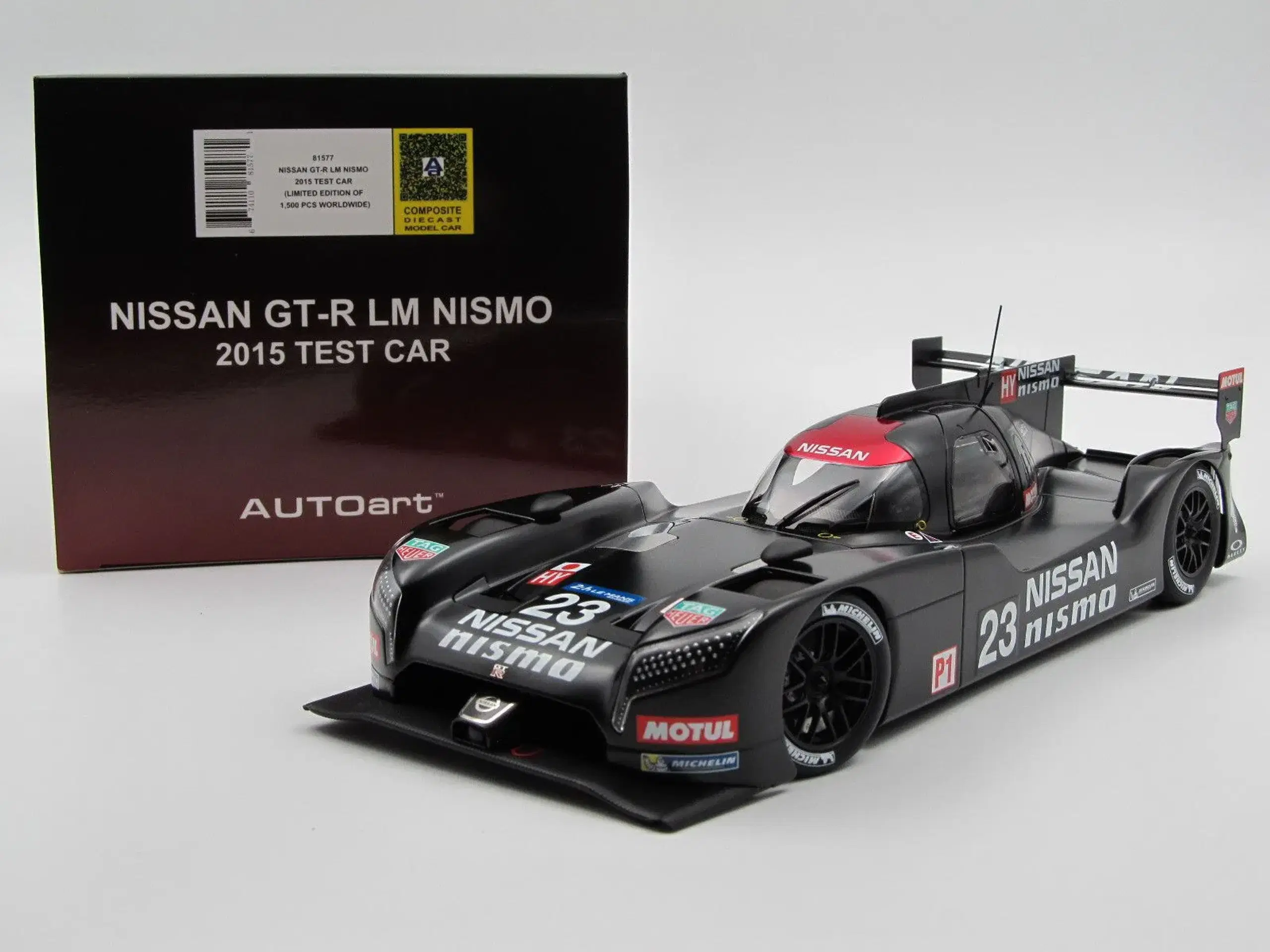 2015 Nissan GT-R LM Nismo Le Mans Testbil - 1:18