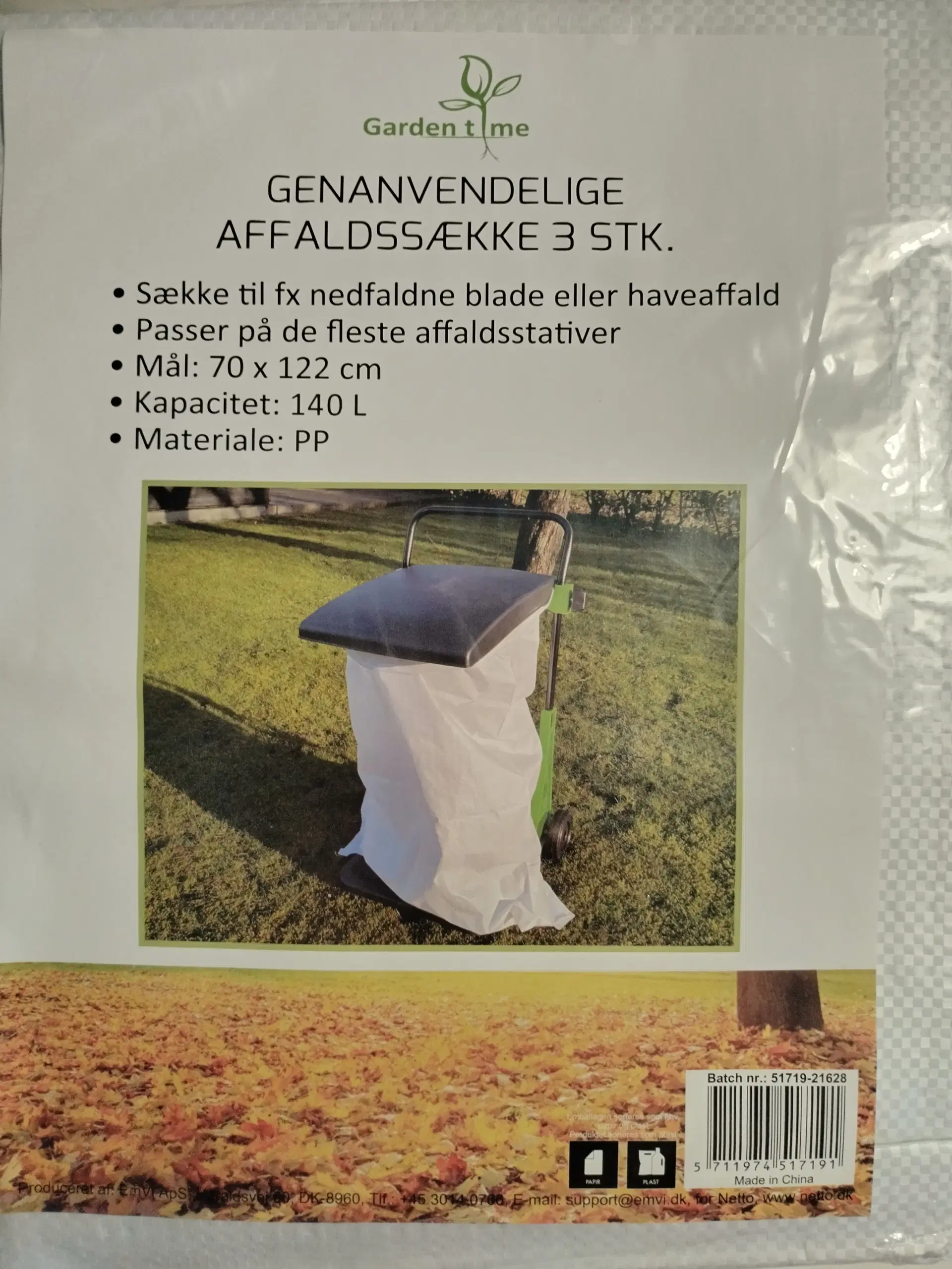 Affalds sække - genanvendelige