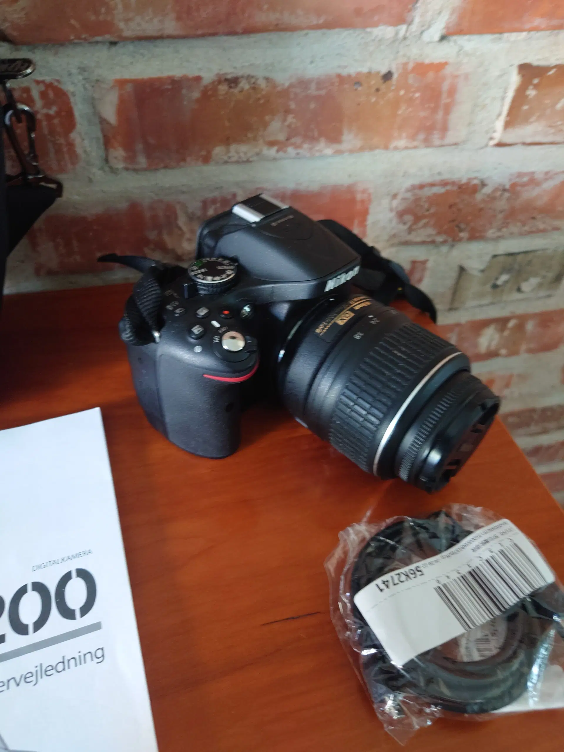 Nikon D3200 24 mp 18-55mm VR objektiv