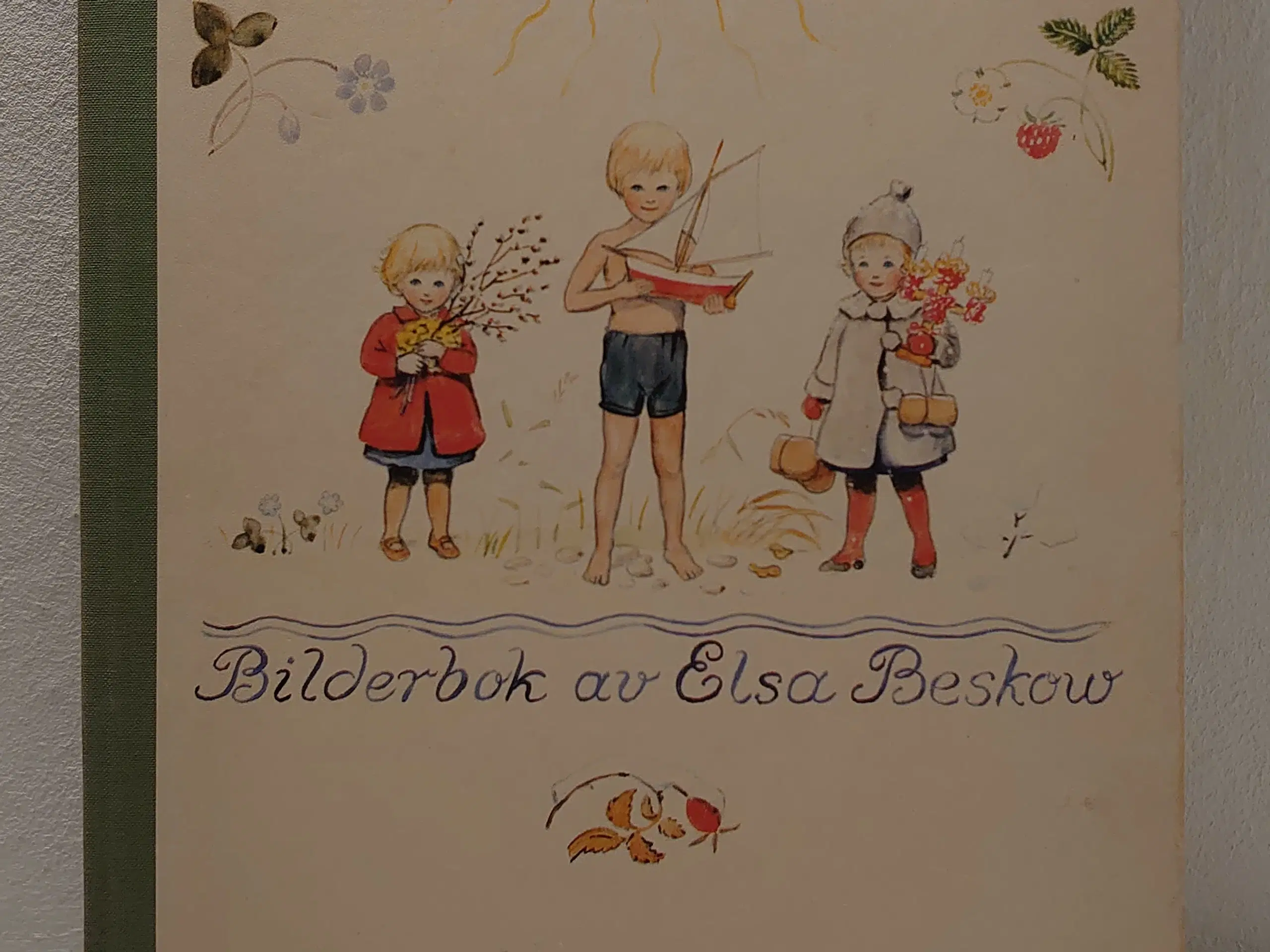 Elsa Beskow:Årets Saga. Pæn stand. Udg 1975.Svensk