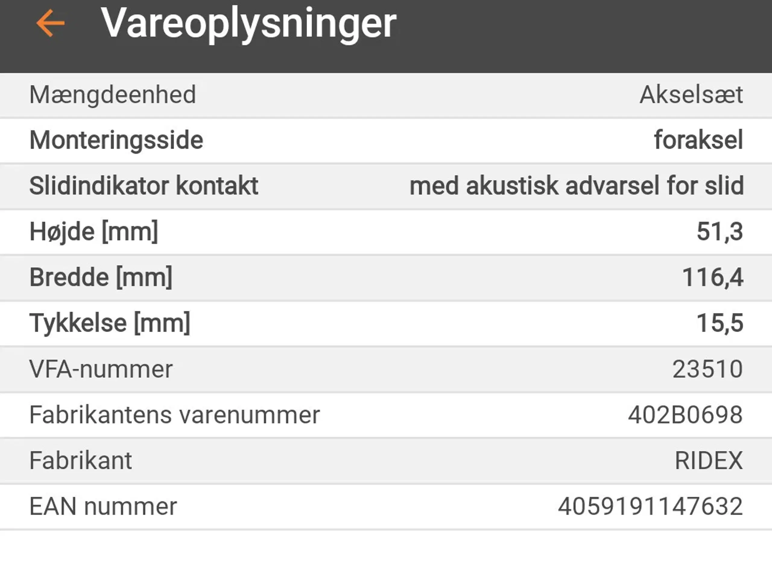 Bremsebakker til Toyota