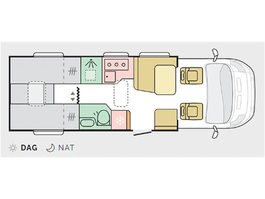 2024 - Adria Coral Plus S 670 SL   VOGNEN ER PÅ VEJ - KOMMER CA MAJ 2024