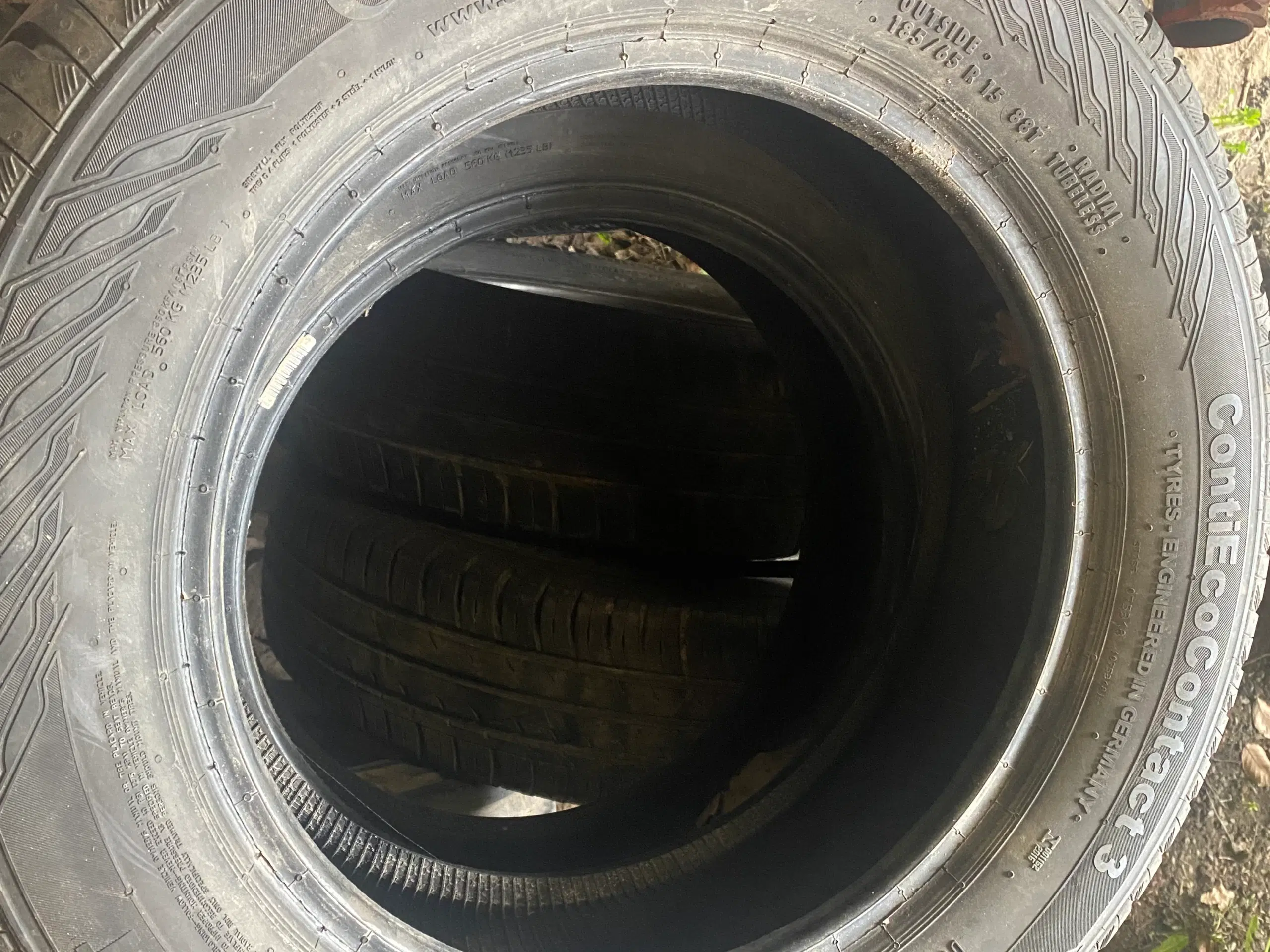 4 styk dæk Continental 185/65 R15 88T