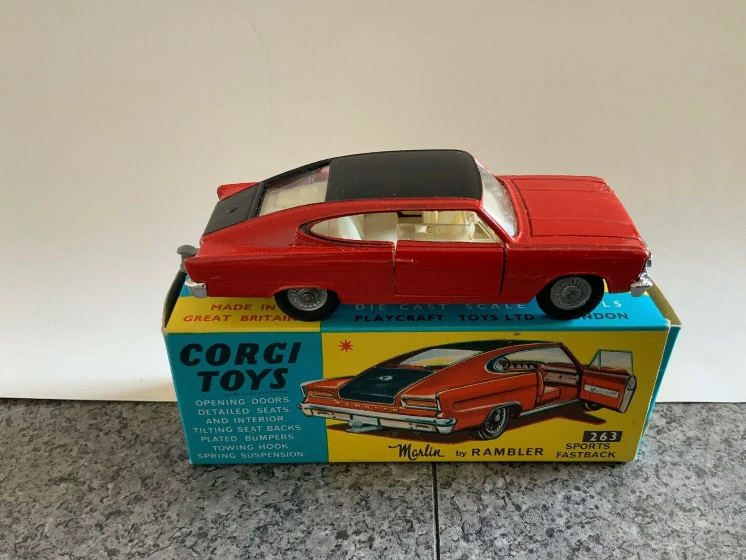 Corgi Toys No 263 Marlin Rambler Sports Fastback