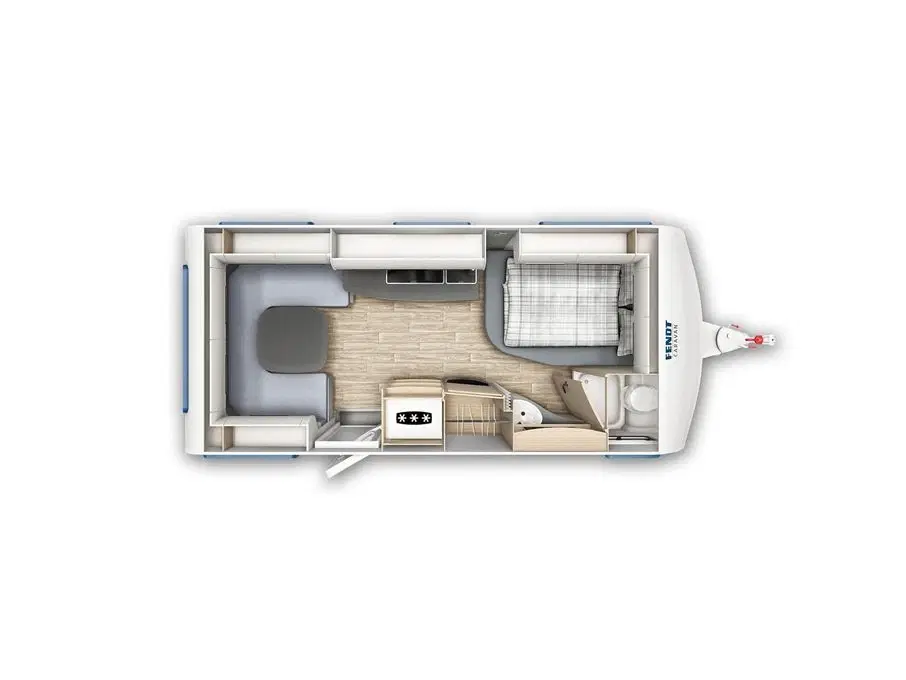 2024 - Fendt Apero 495 SFB   Fendt Apero 495 SFB model 2024 - kan ses nu hos Camping-Specialistendk