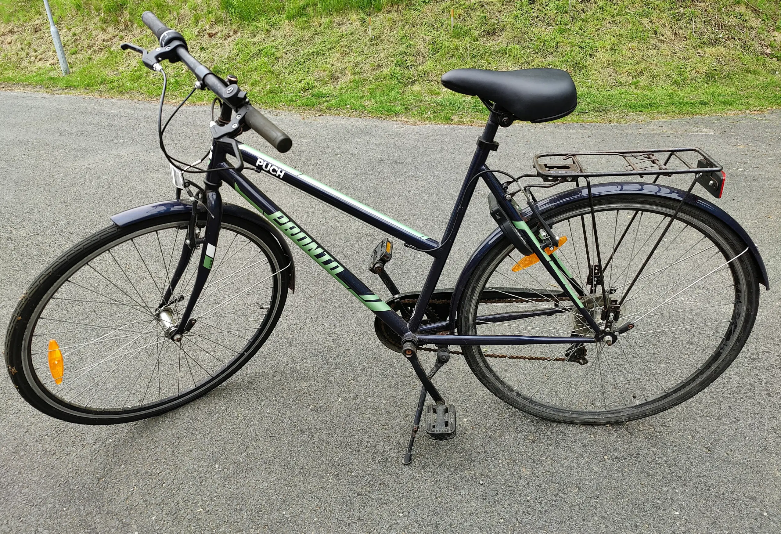 Puch damecykel sort med 7 gear