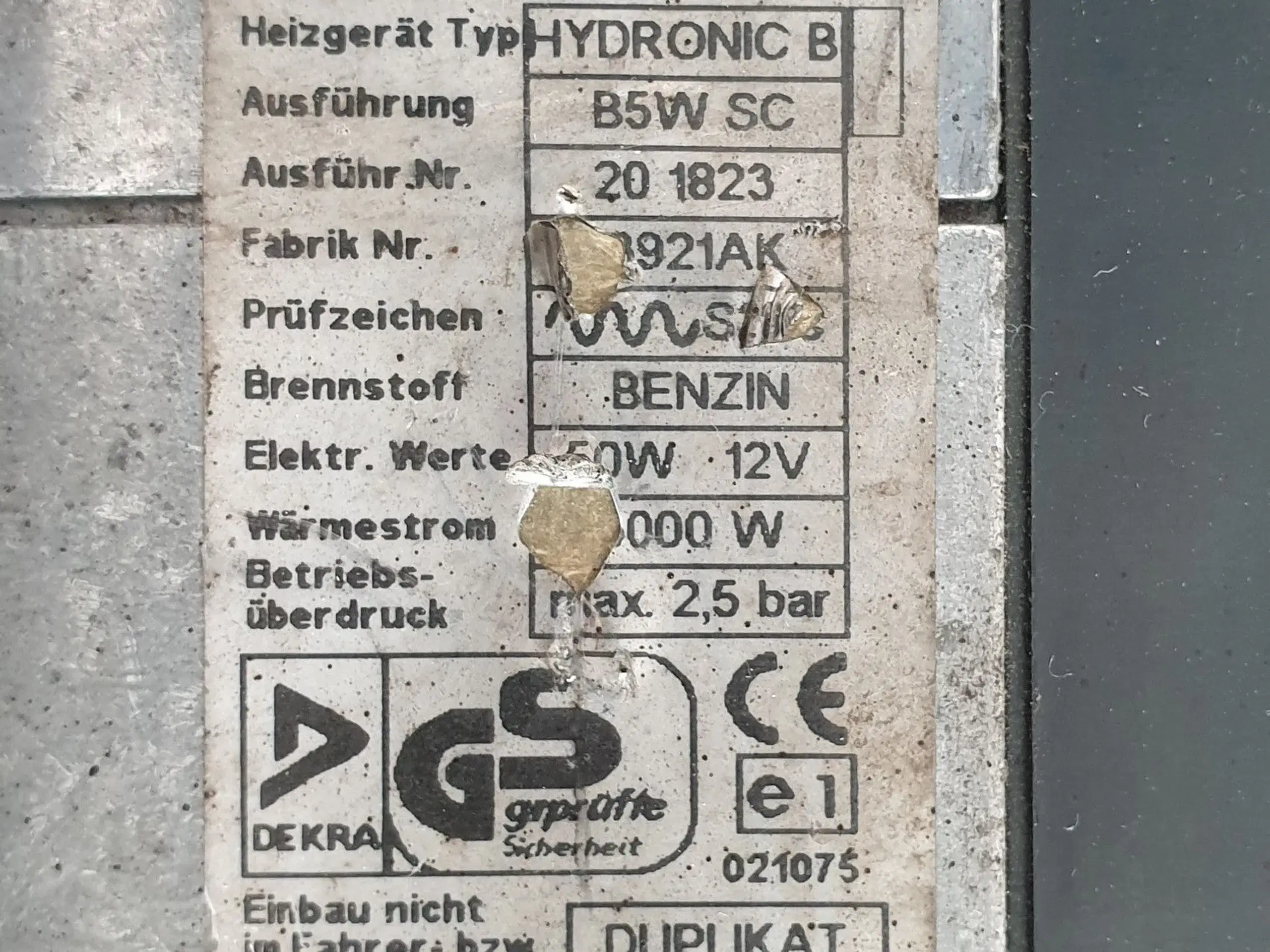 Eberspächer Hydronic B5W-SC