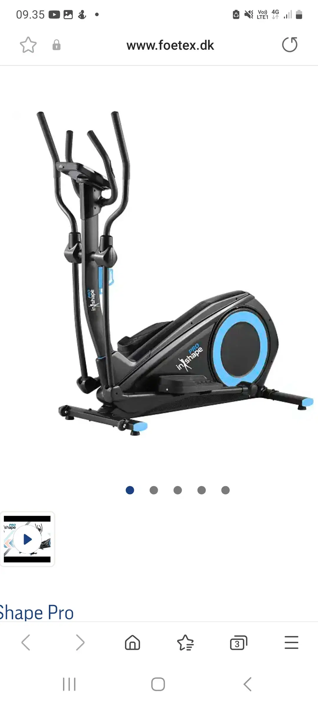 Crosstrainer inshape sale