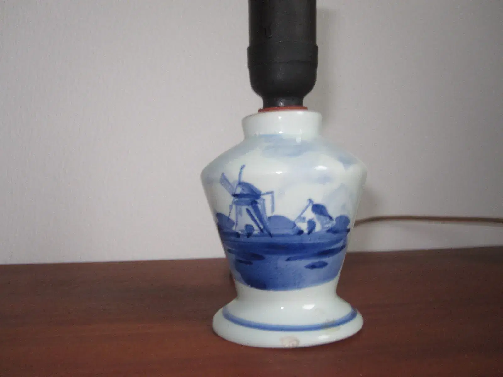 Delft bordlampe