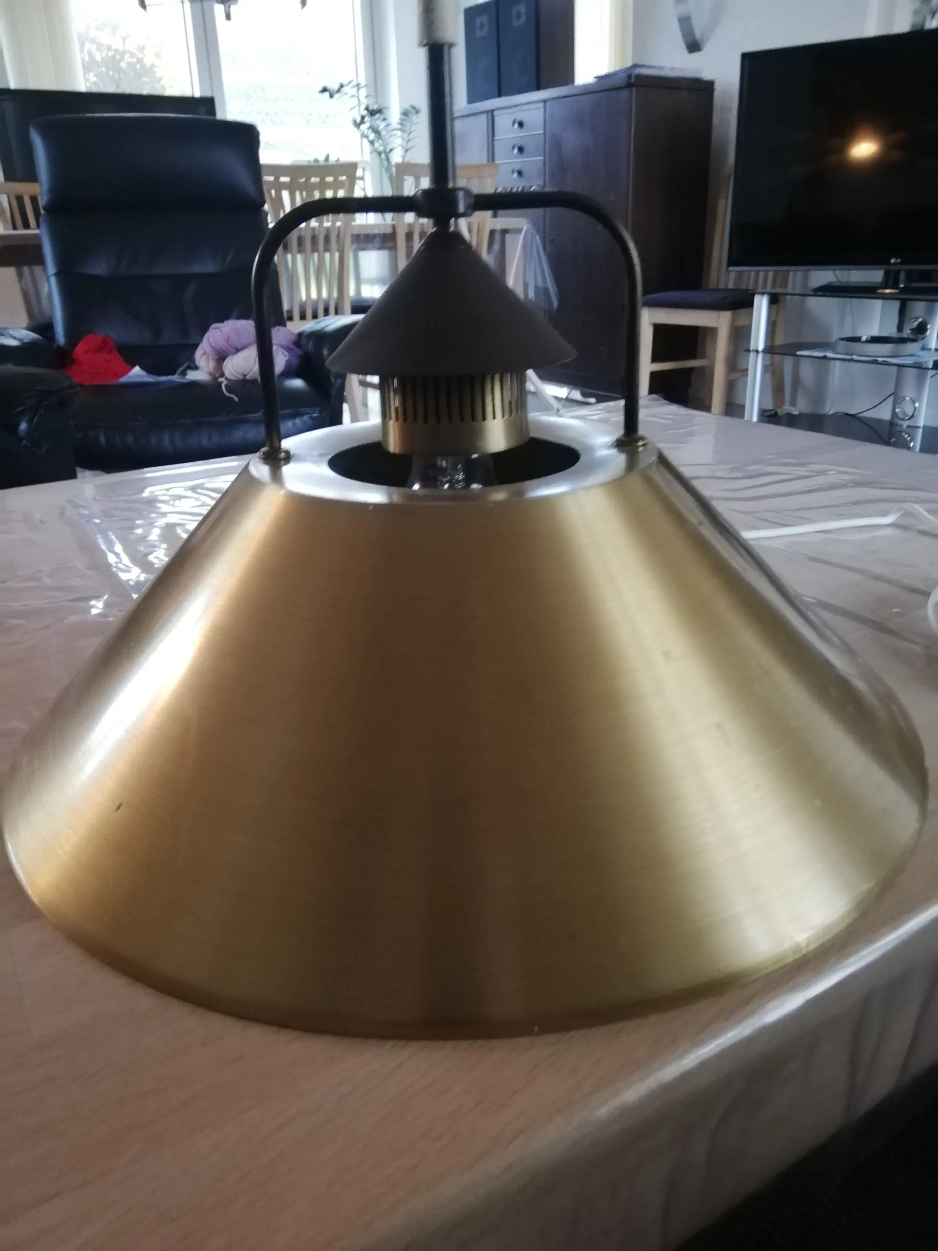 Messing lampe fra 1960erne