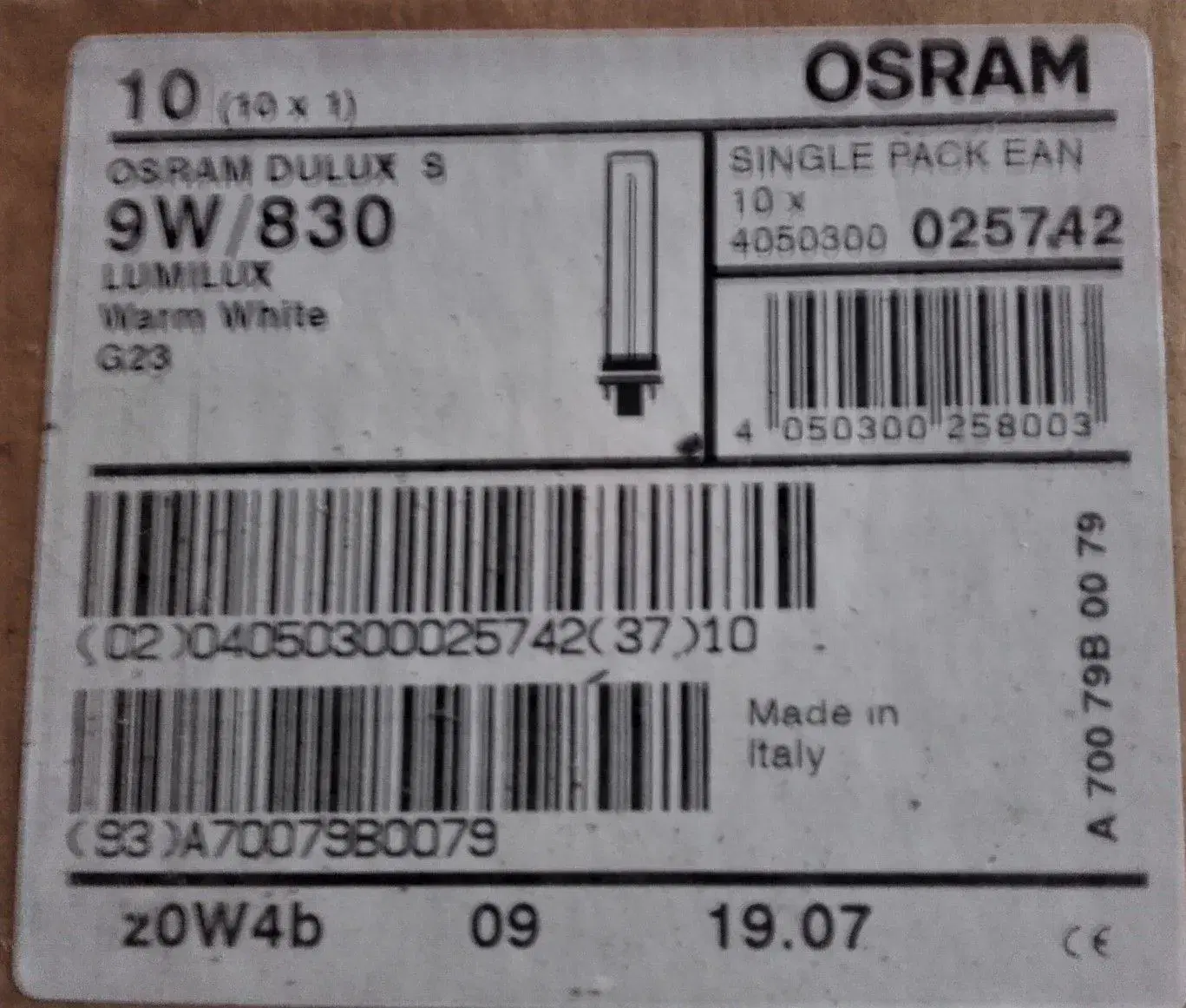 Osram Dulux S 9W