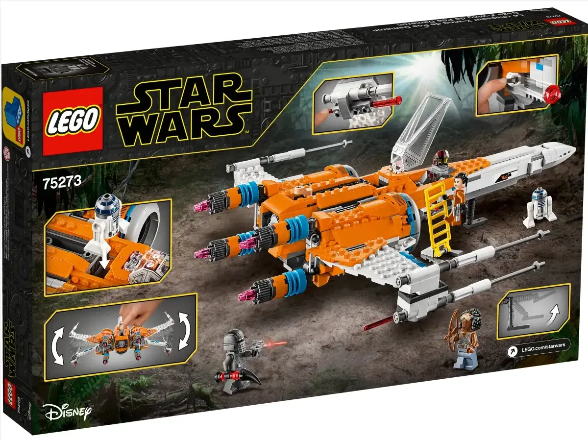 Lego Star Wars 75273  Poe Damerons X-wing-jager