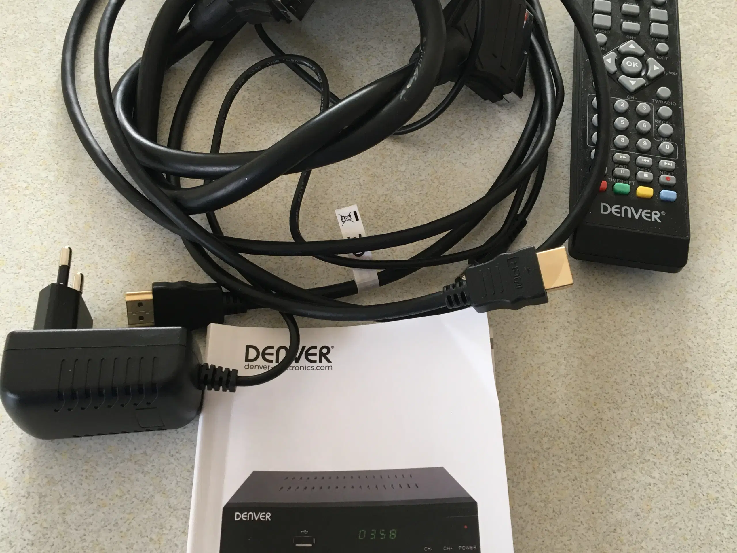 Denver DVB-C Kabel TV box MPEG-4 HD