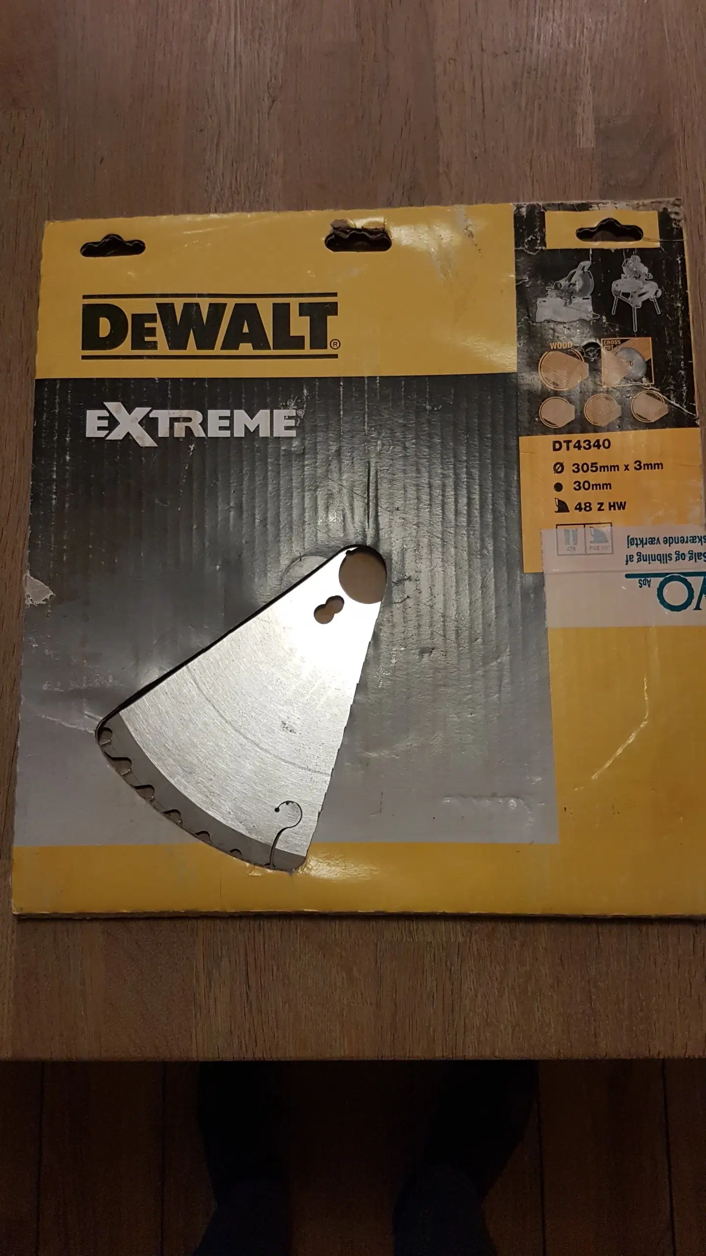 Savklinge- DeWalt EXtreme