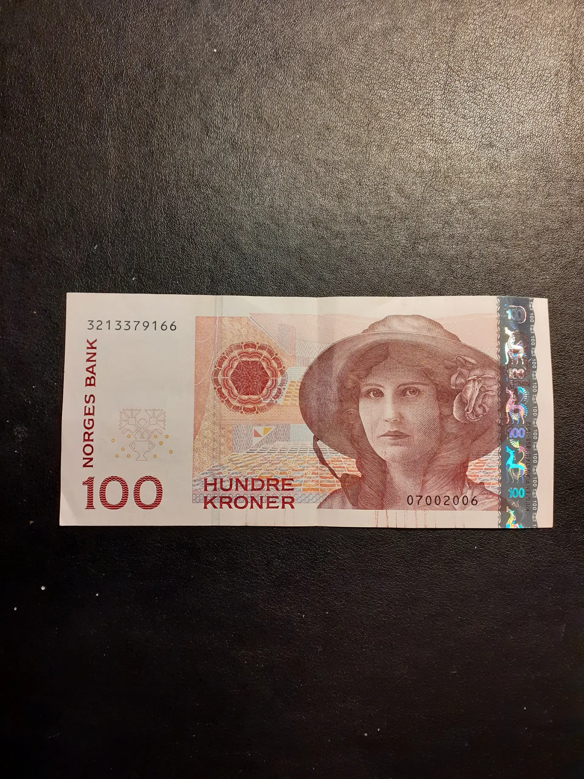 Norsk 100 krone seddel