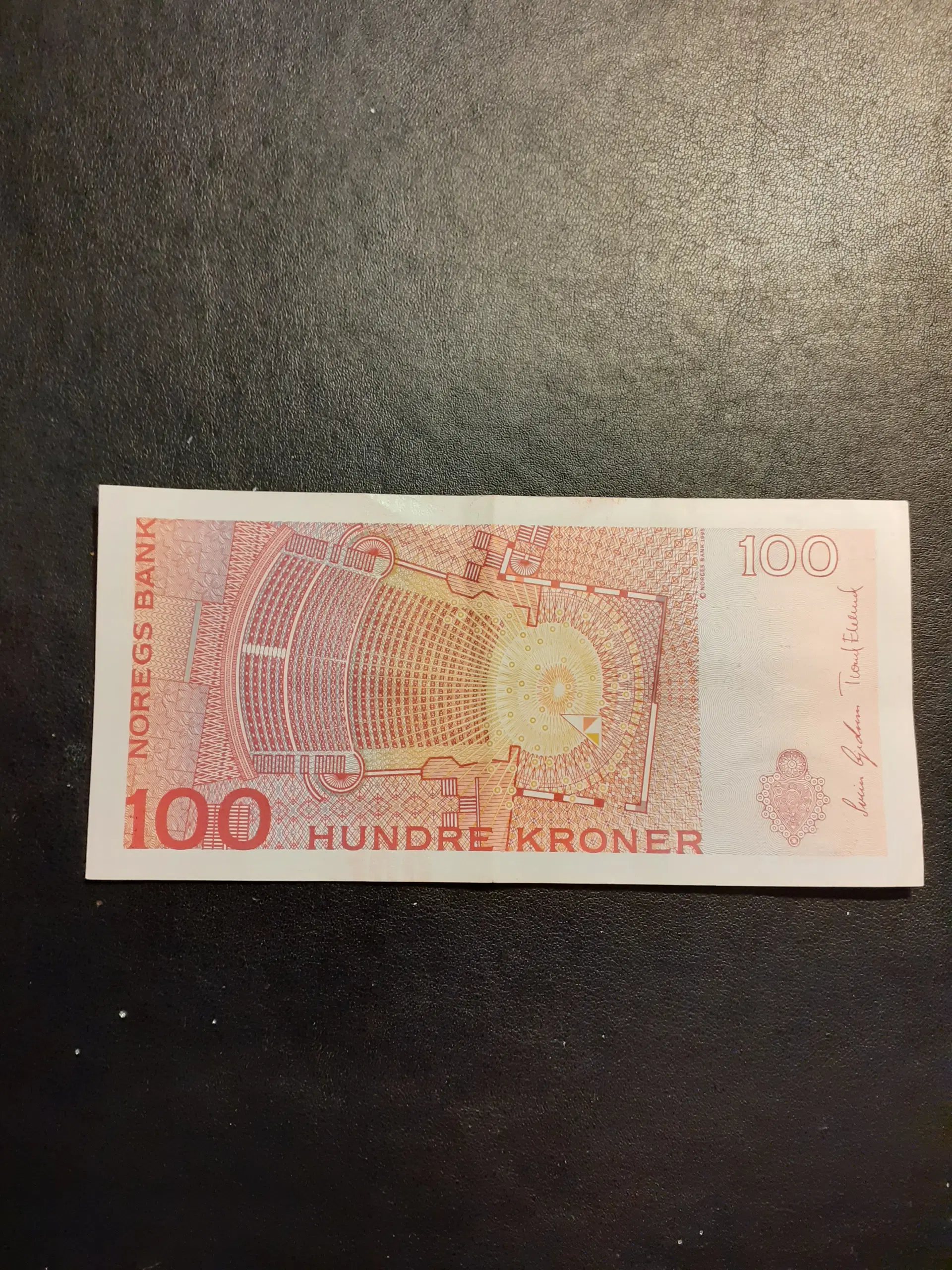 Norsk 100 krone seddel