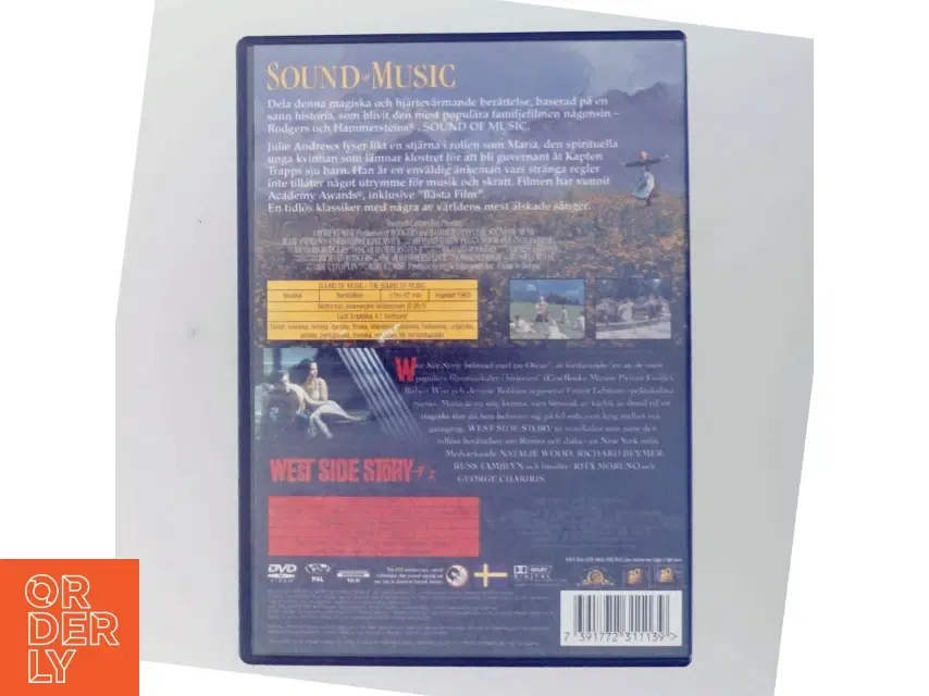 DVD film - Sound of Music  West Side Story