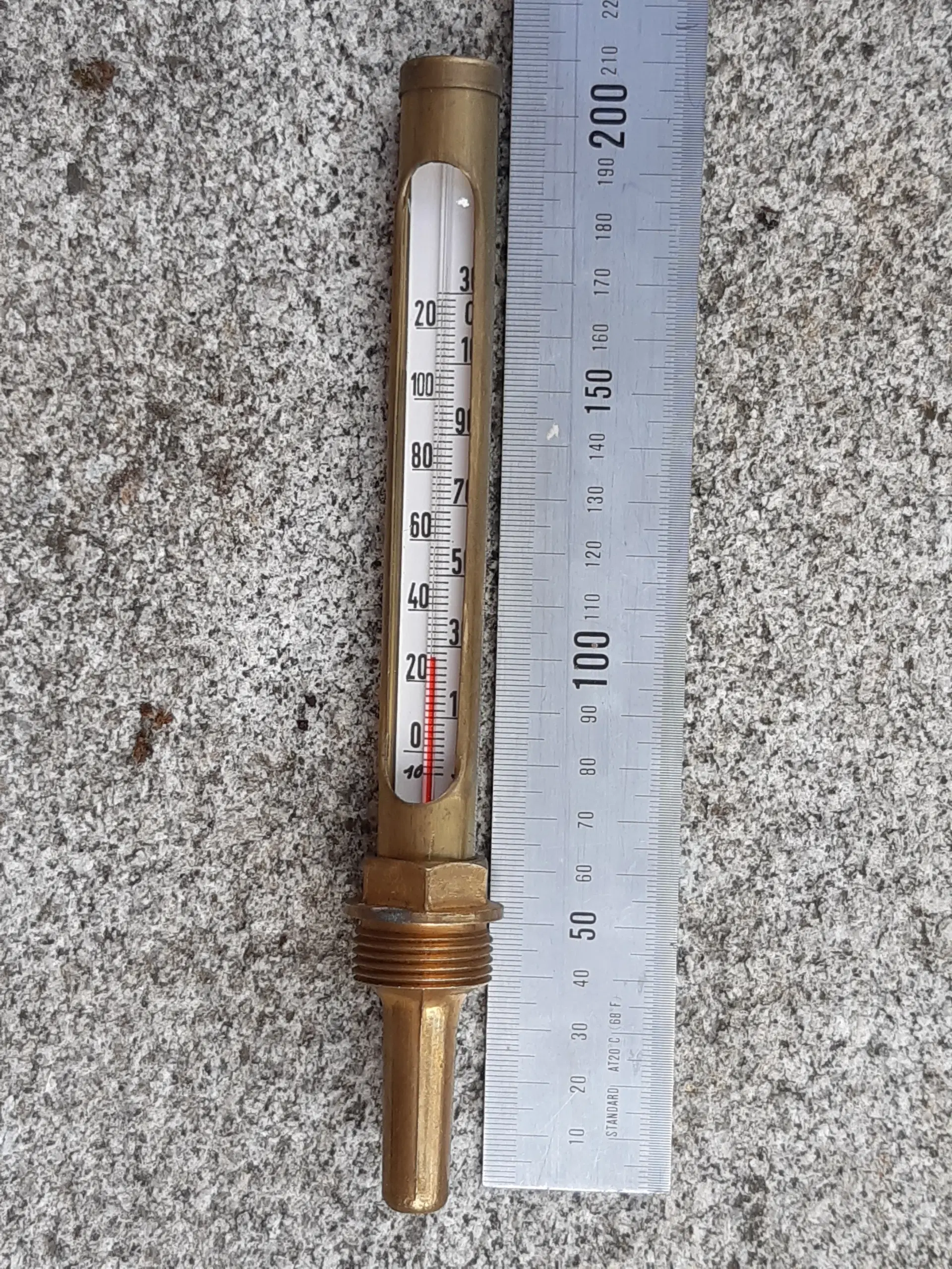 Termometer 3/4"  120mm Lang