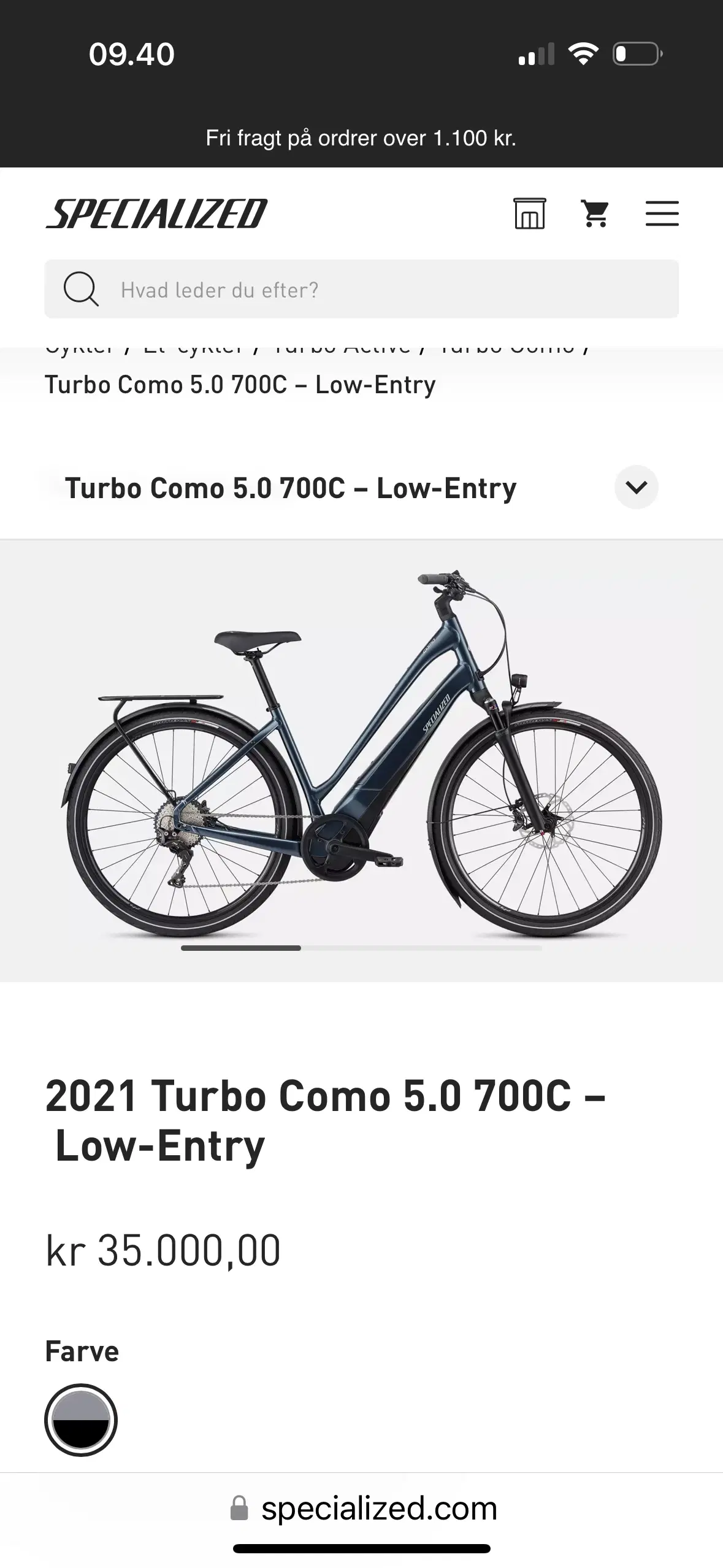 Specialized Turbo Como 50 Elcykel med nyt batteri