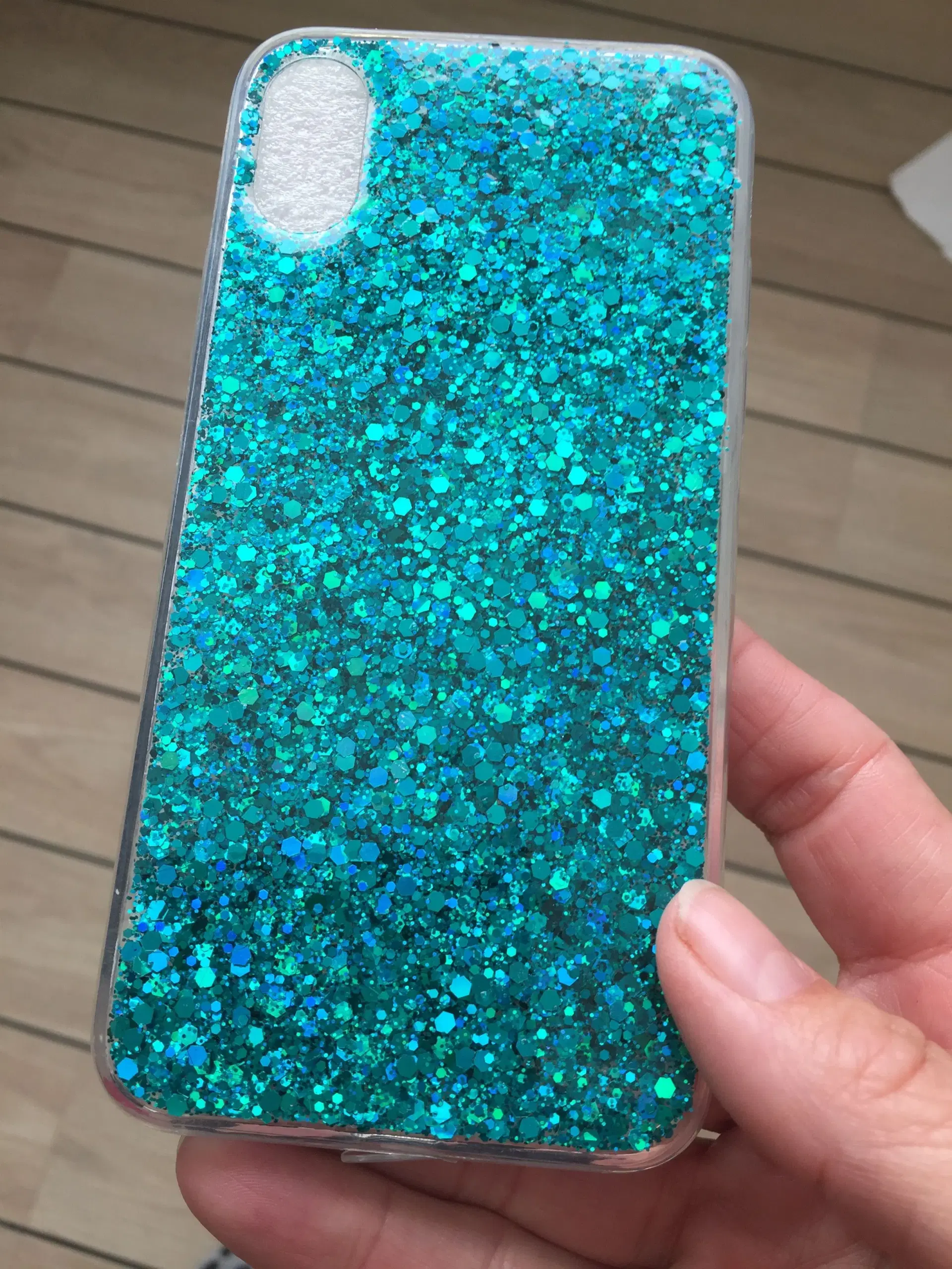 Glimmer silikone cover til iPhone X XS