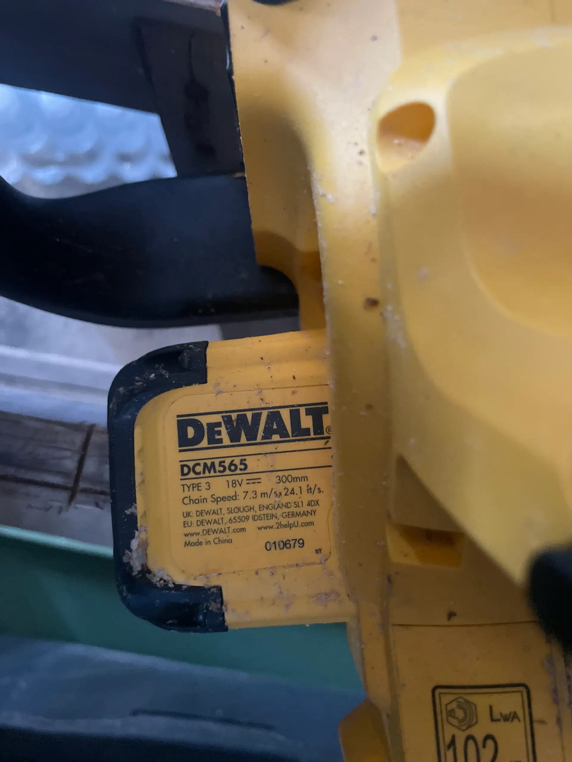 Dewalt kædesav dcm 565