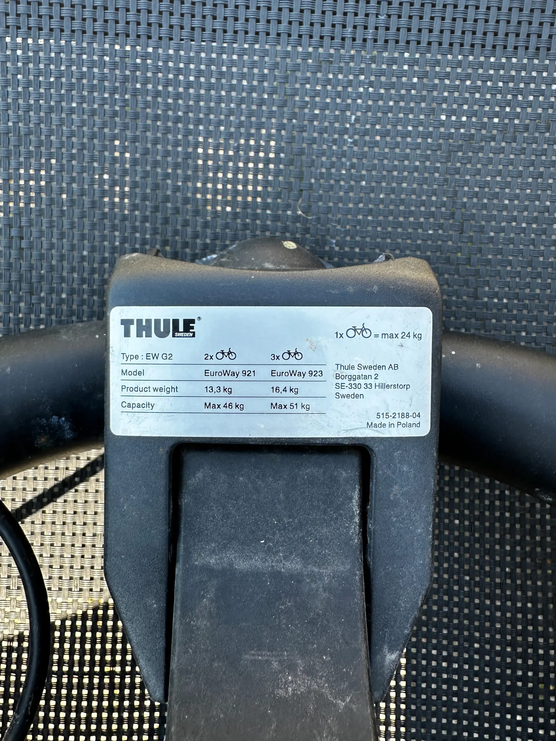 Thule GW2 Cykelholder