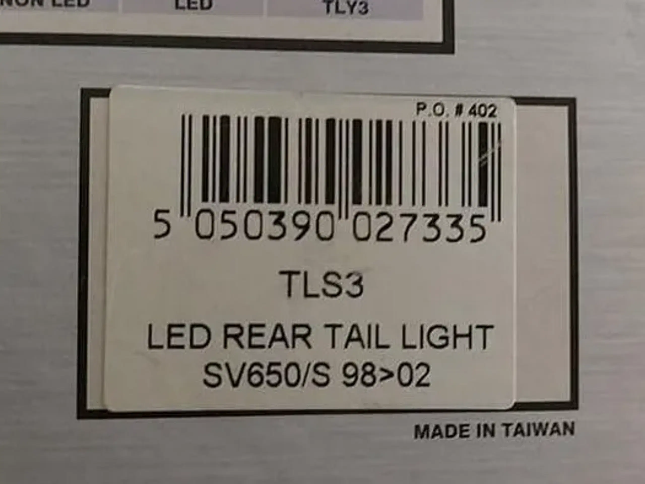 LED bag lygte Suzuki SV 650