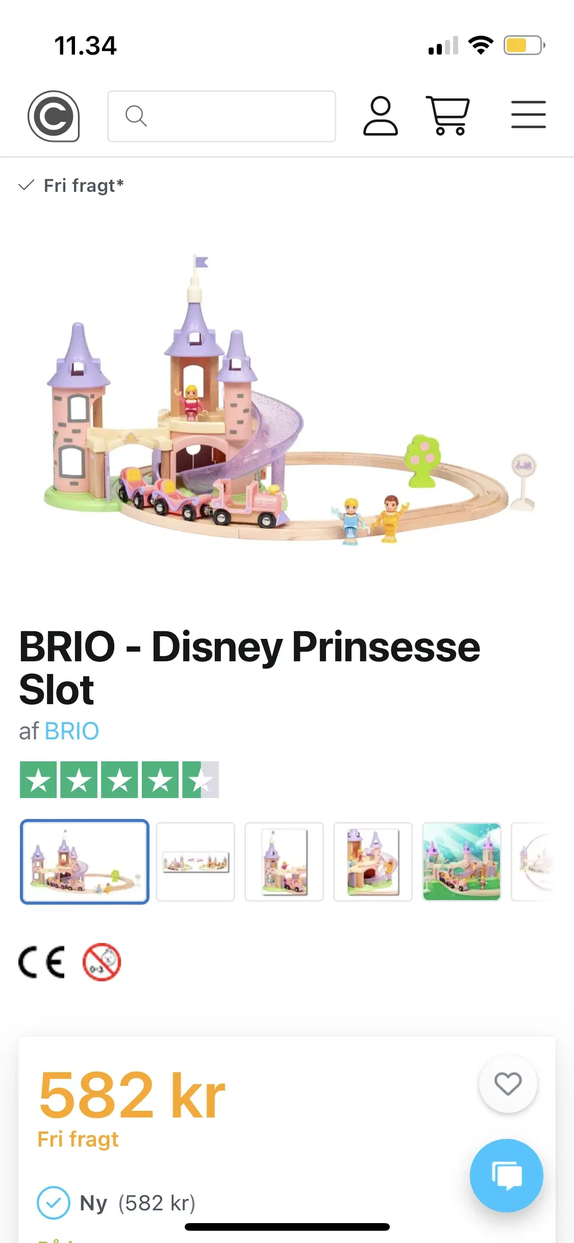 Brio Prinsesse togbane