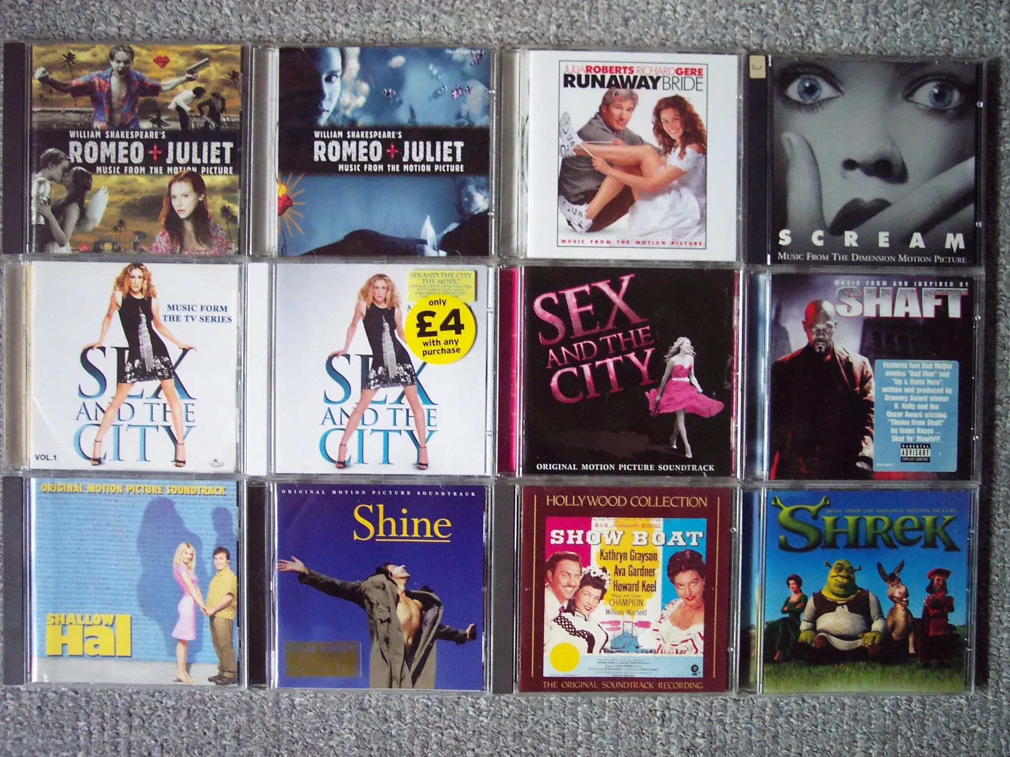 100 Film CD-SOUNDTRACKs sælges stykvis