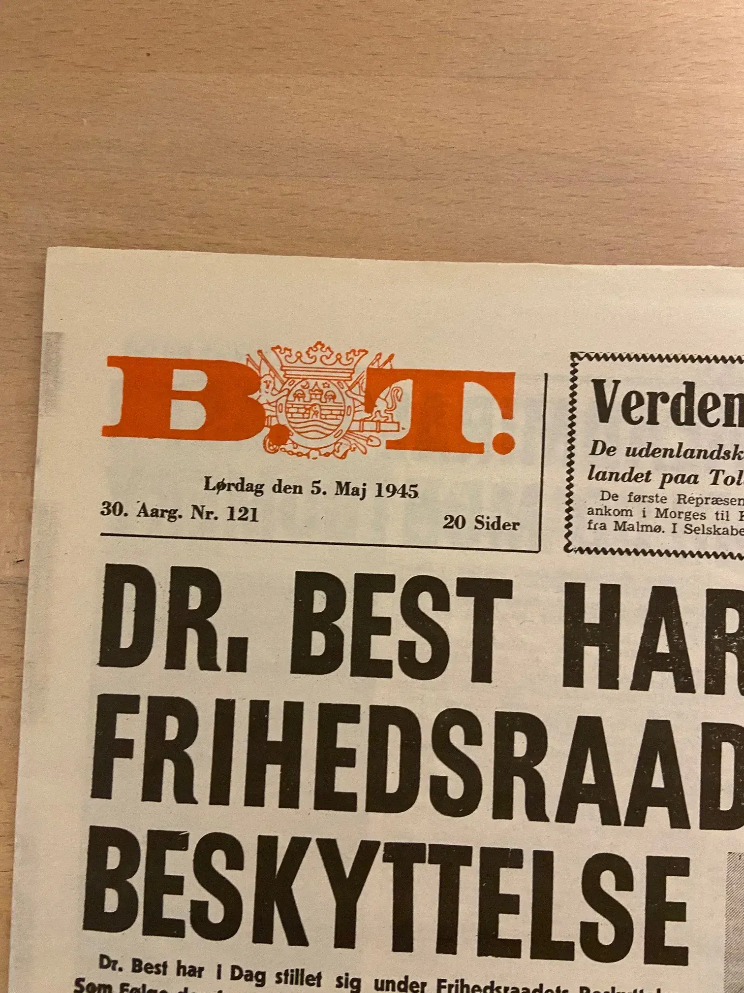 BT fra 5 maj 1945