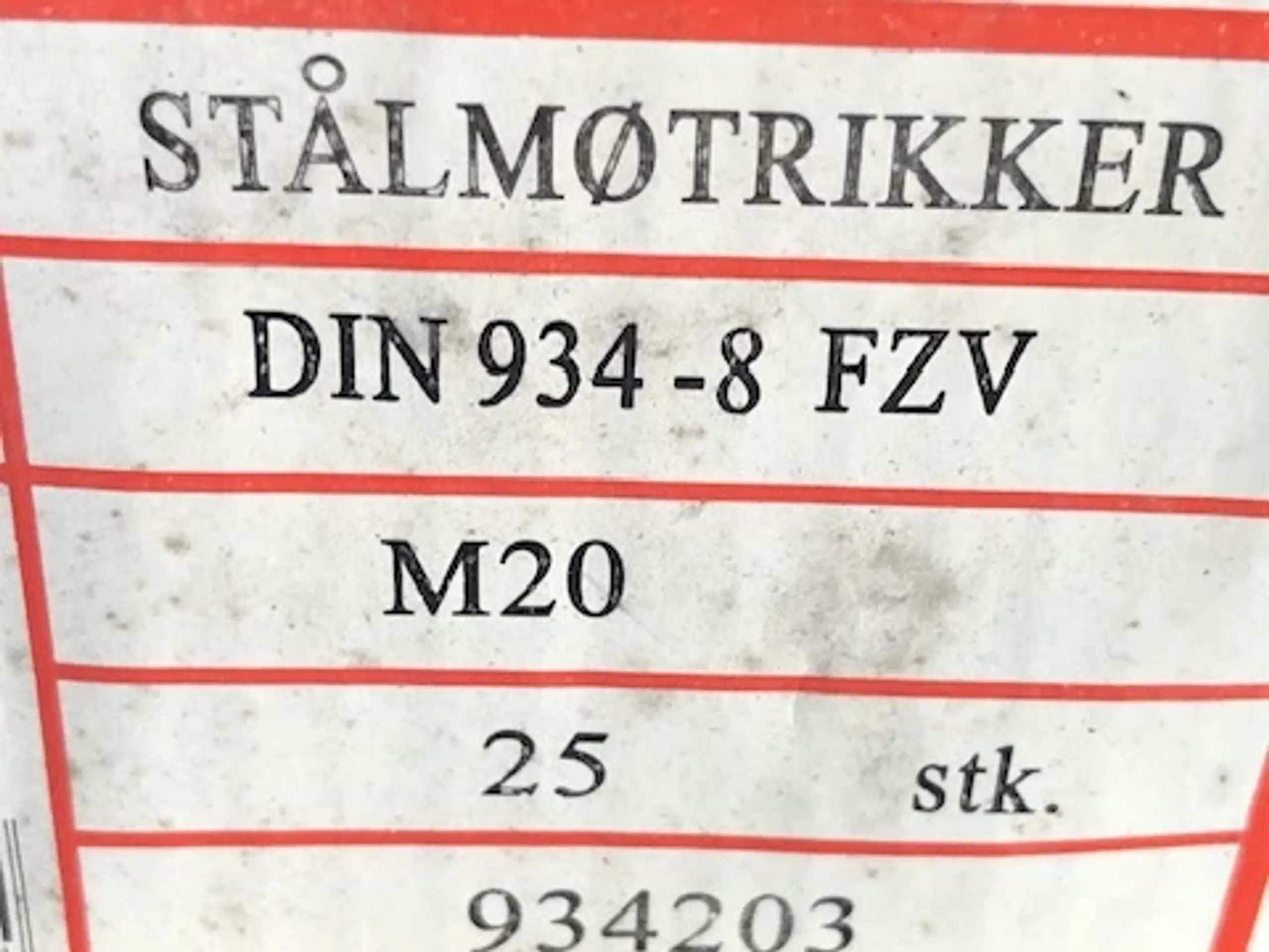 Bolteskiver og møtrikker