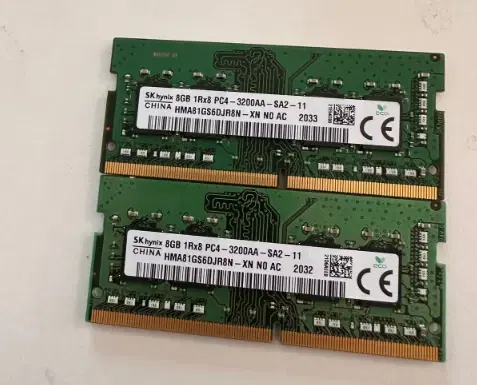 2 stk 8GB DDR4 PC4-3200 Perfekt  2 stk