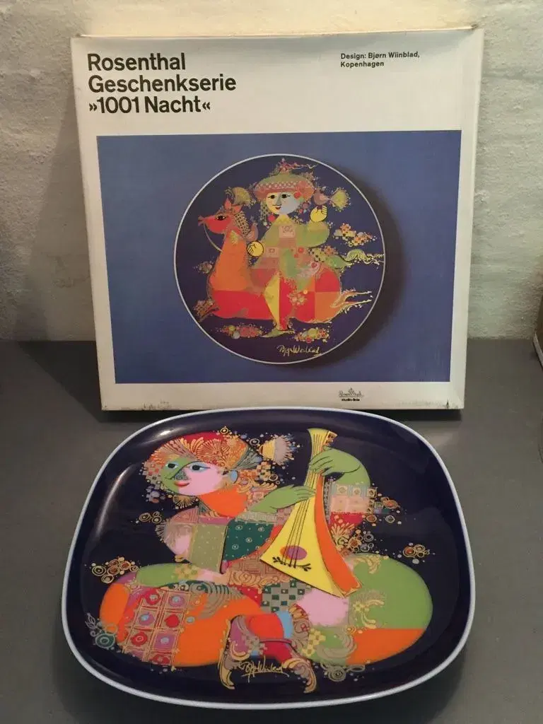 Retro Wiinblad 1001 Nat Platter/fad